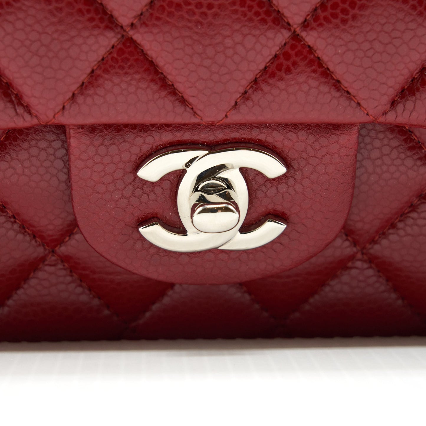 Chanel Medium Classic Double Flap Bag Caviar Red