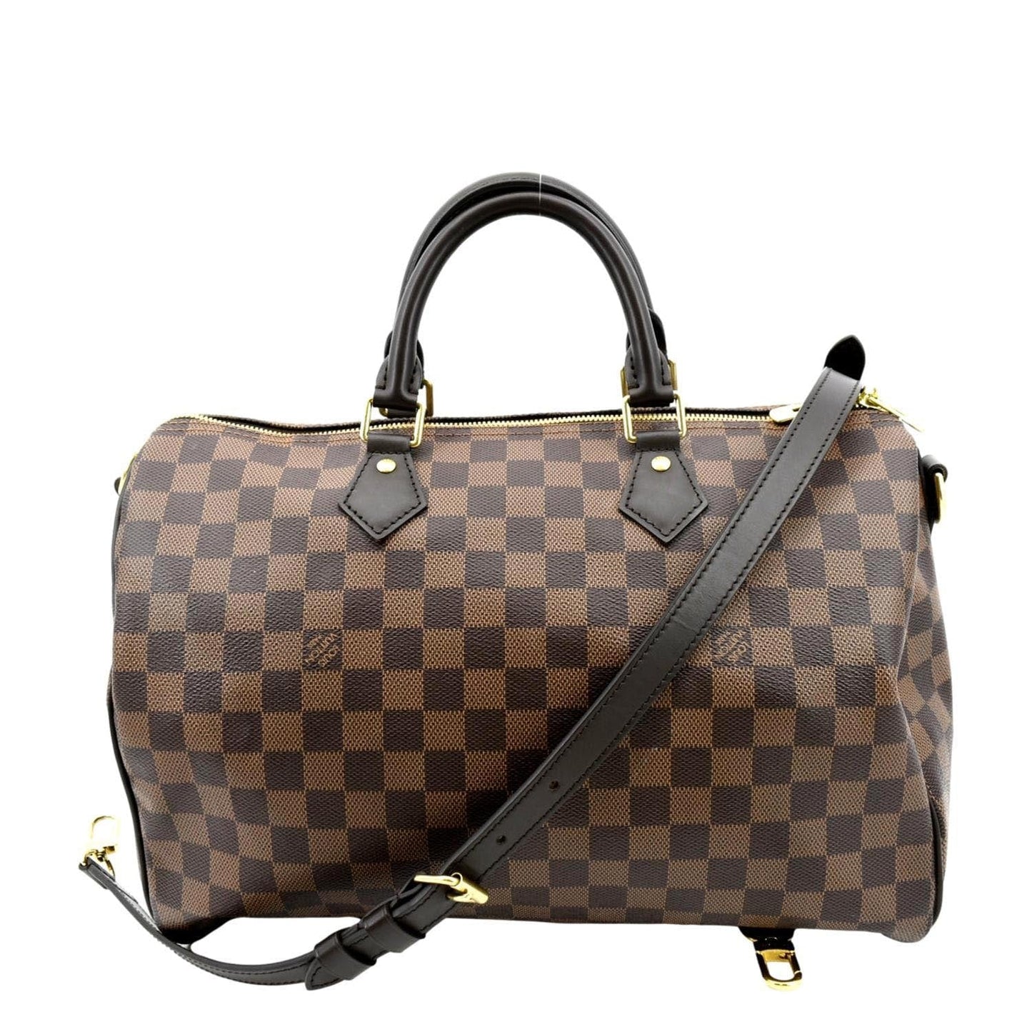 LOUIS VUITTON  35 Bandouliere Damier Ebene Shoulder Bag Brown