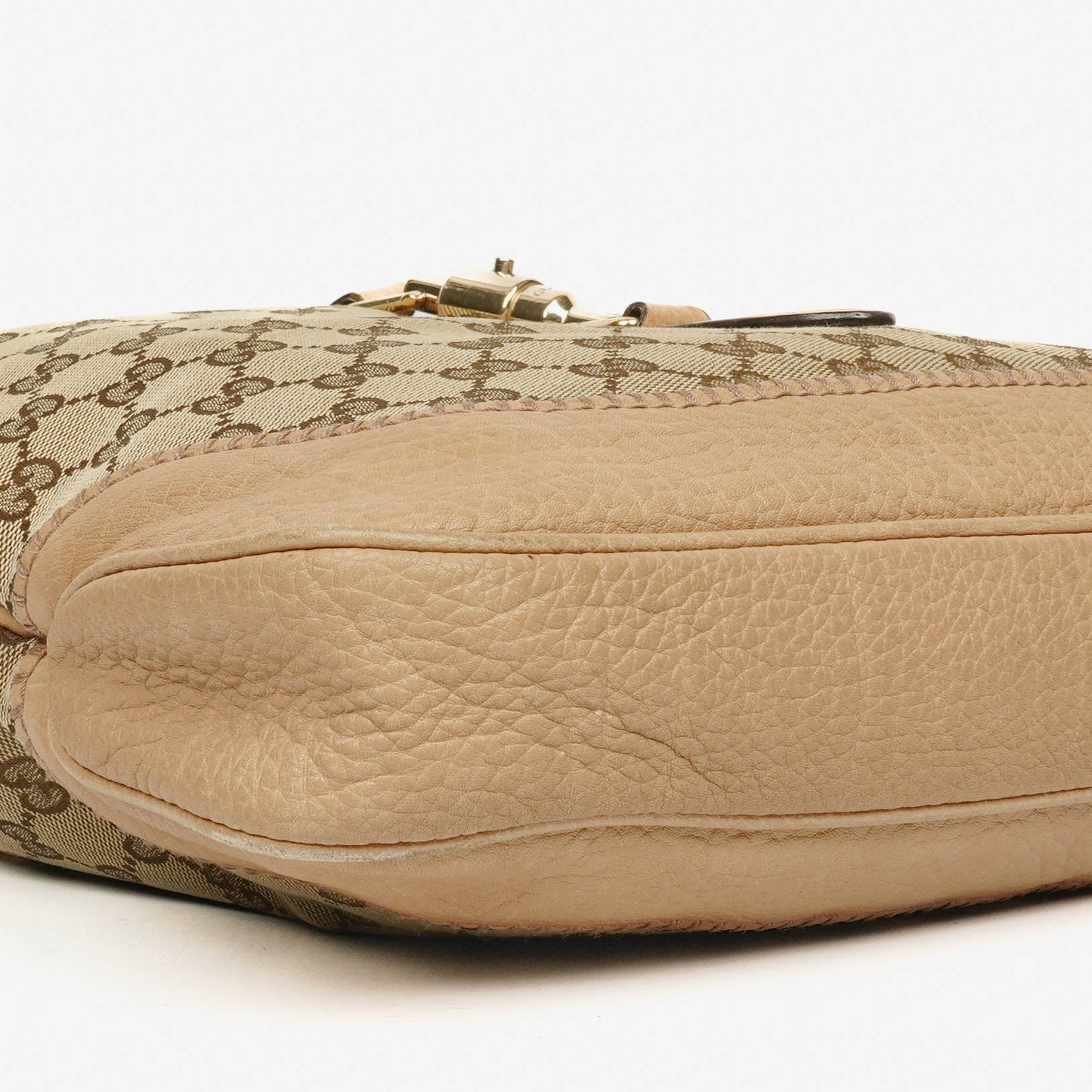 Gucci Beige GG Canvas New Jackie Hobo Bag