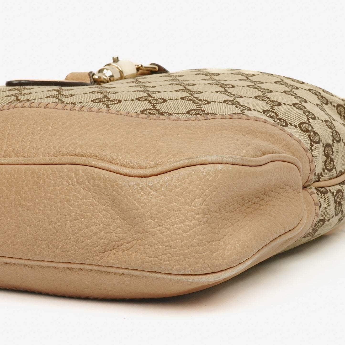 Gucci Beige GG Canvas New Jackie Hobo Bag