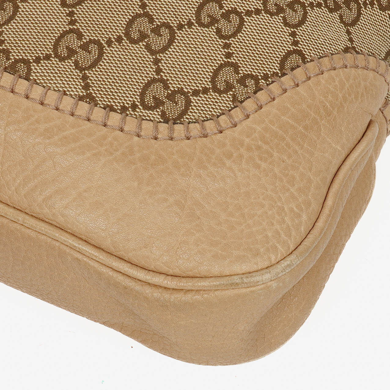 Gucci Beige GG Canvas New Jackie Hobo Bag