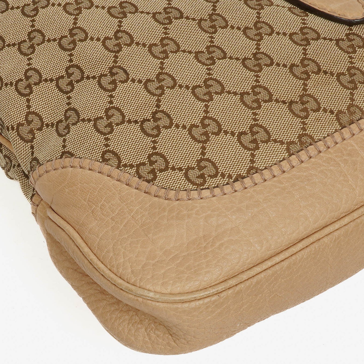 Gucci Beige GG Canvas New Jackie Hobo Bag