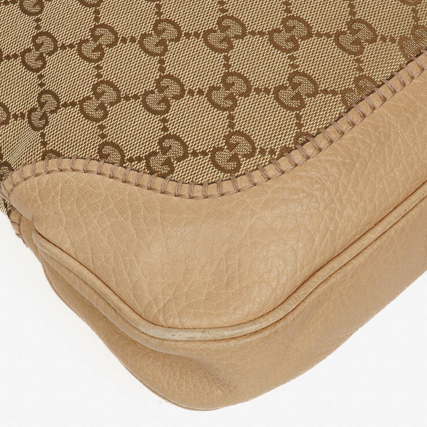 Gucci Beige GG Canvas New Jackie Hobo Bag