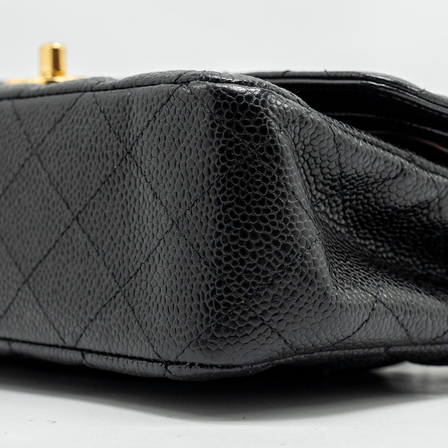 Chanel Medium Classic double flap bag caviar black