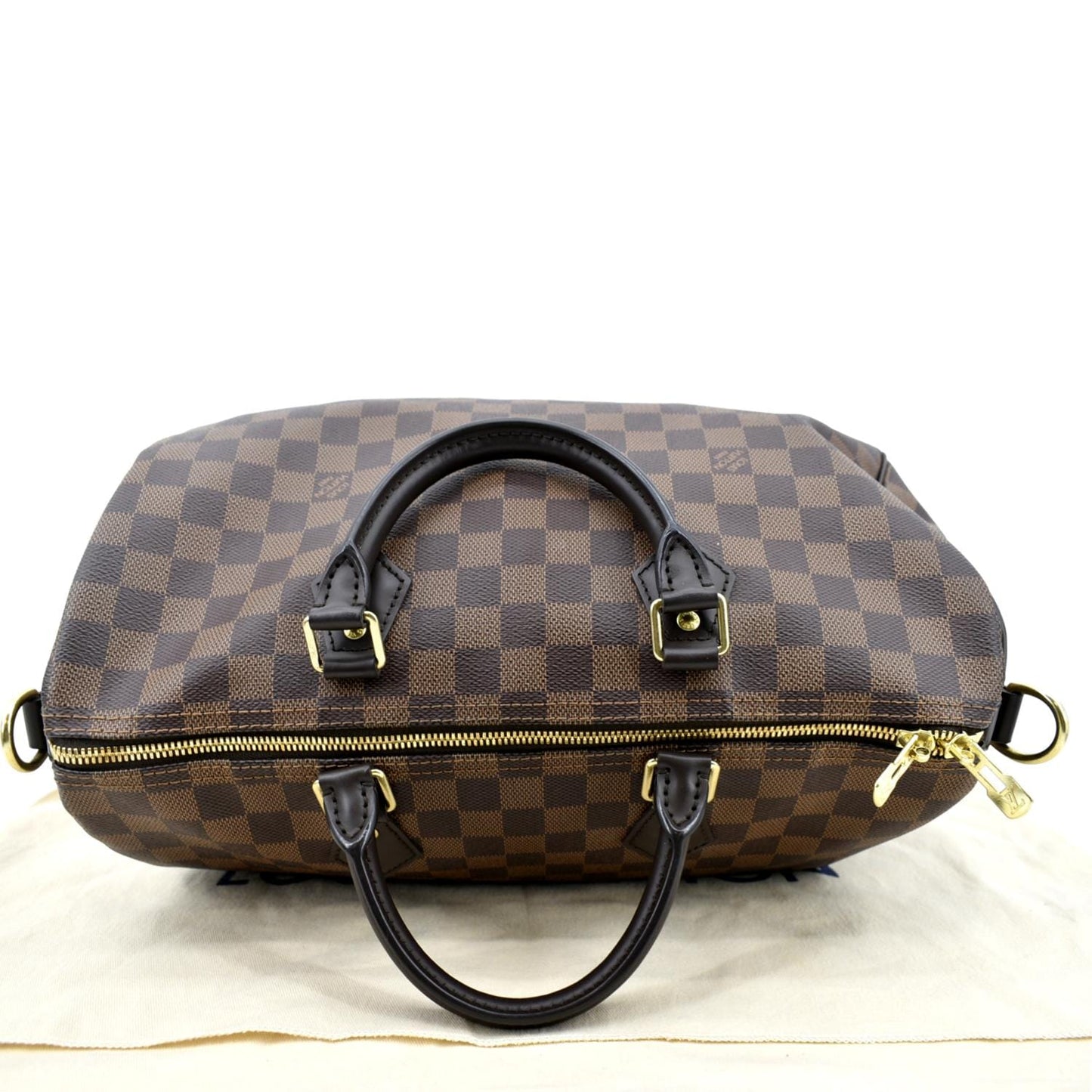LOUIS VUITTON  35 Bandouliere Damier Ebene Shoulder Bag Brown