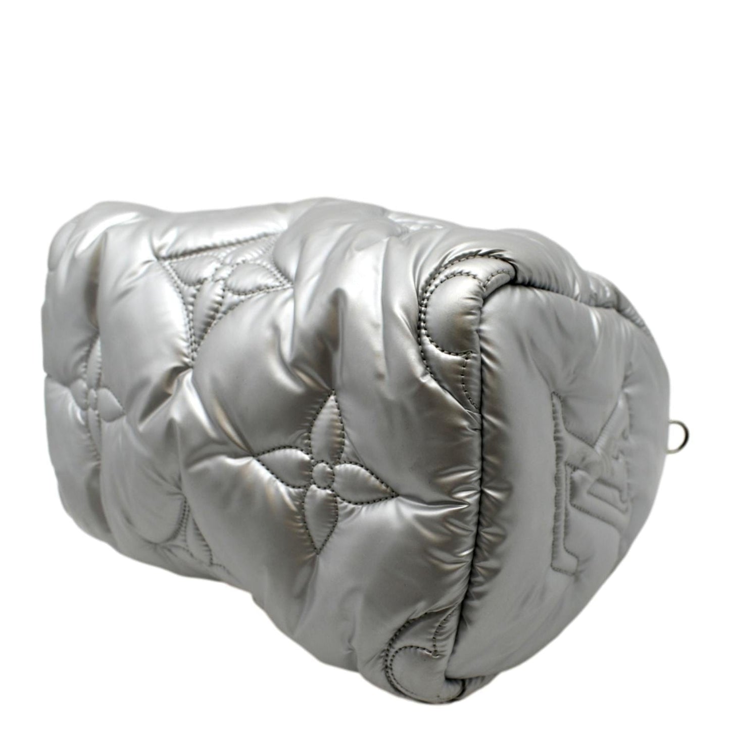 LOUIS VUITTON  Bandouliere 25 Econyl Nylon Pillow Shoulder Bag Silver