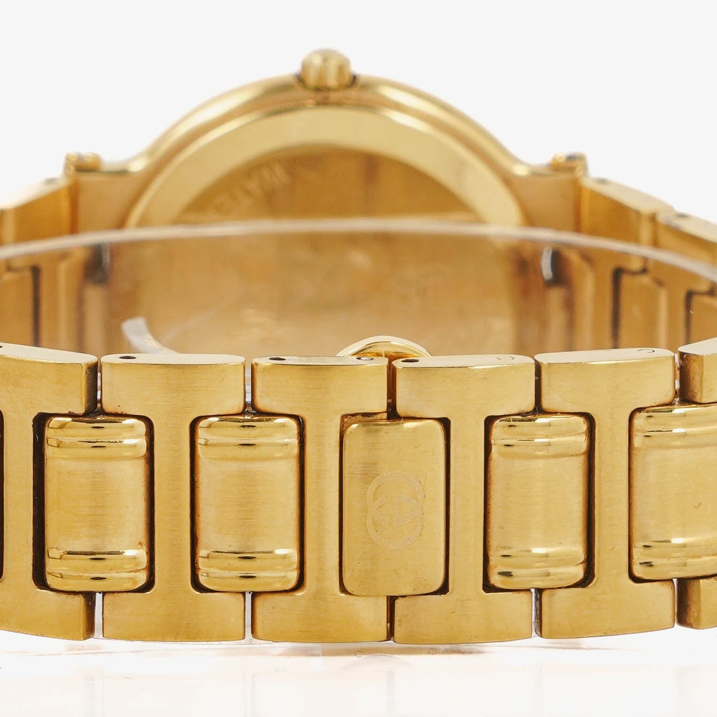 Gucci 9200M Round Gold-Tone Stainless Steel