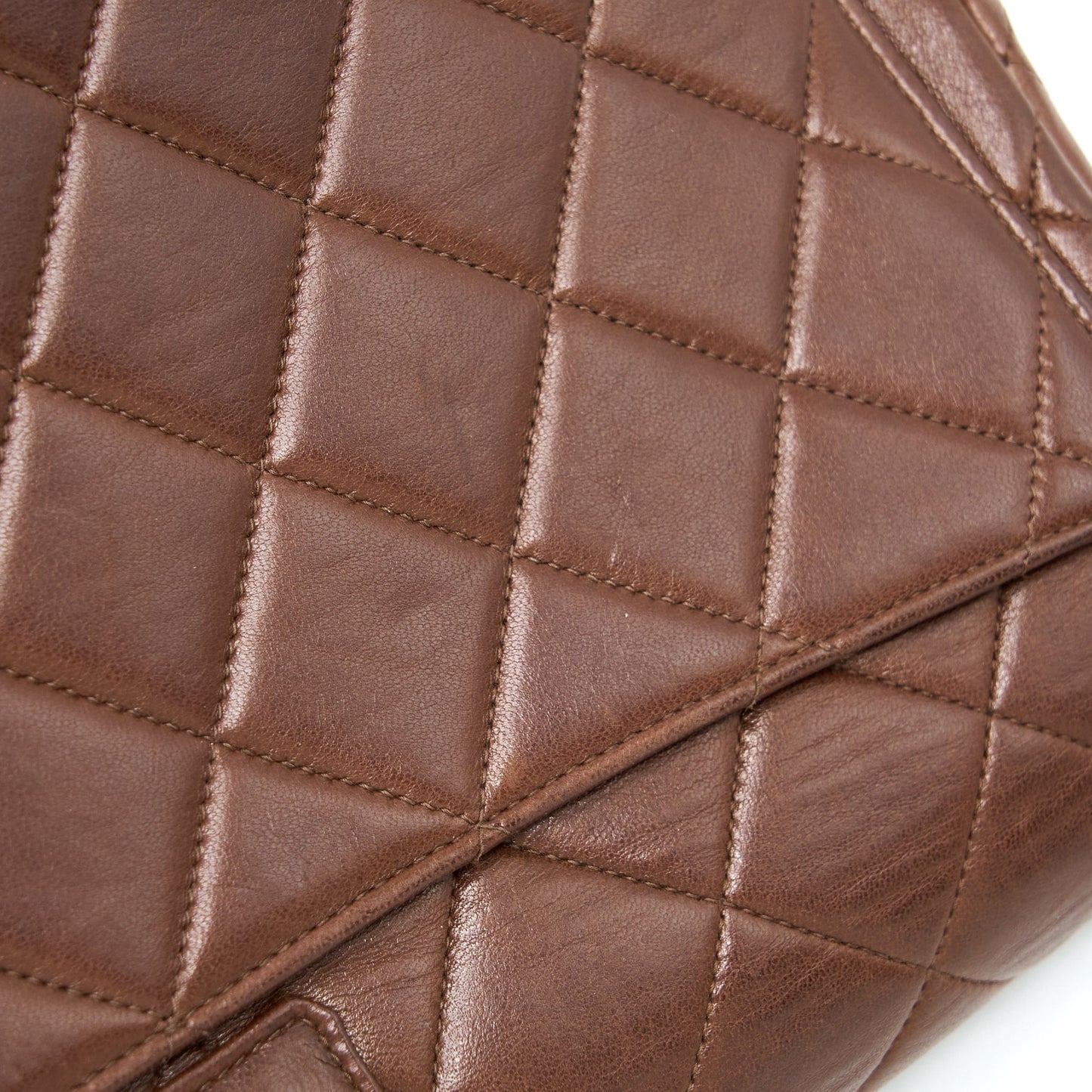 Chanel  Classic Timeless Backpack Lambskin Brown