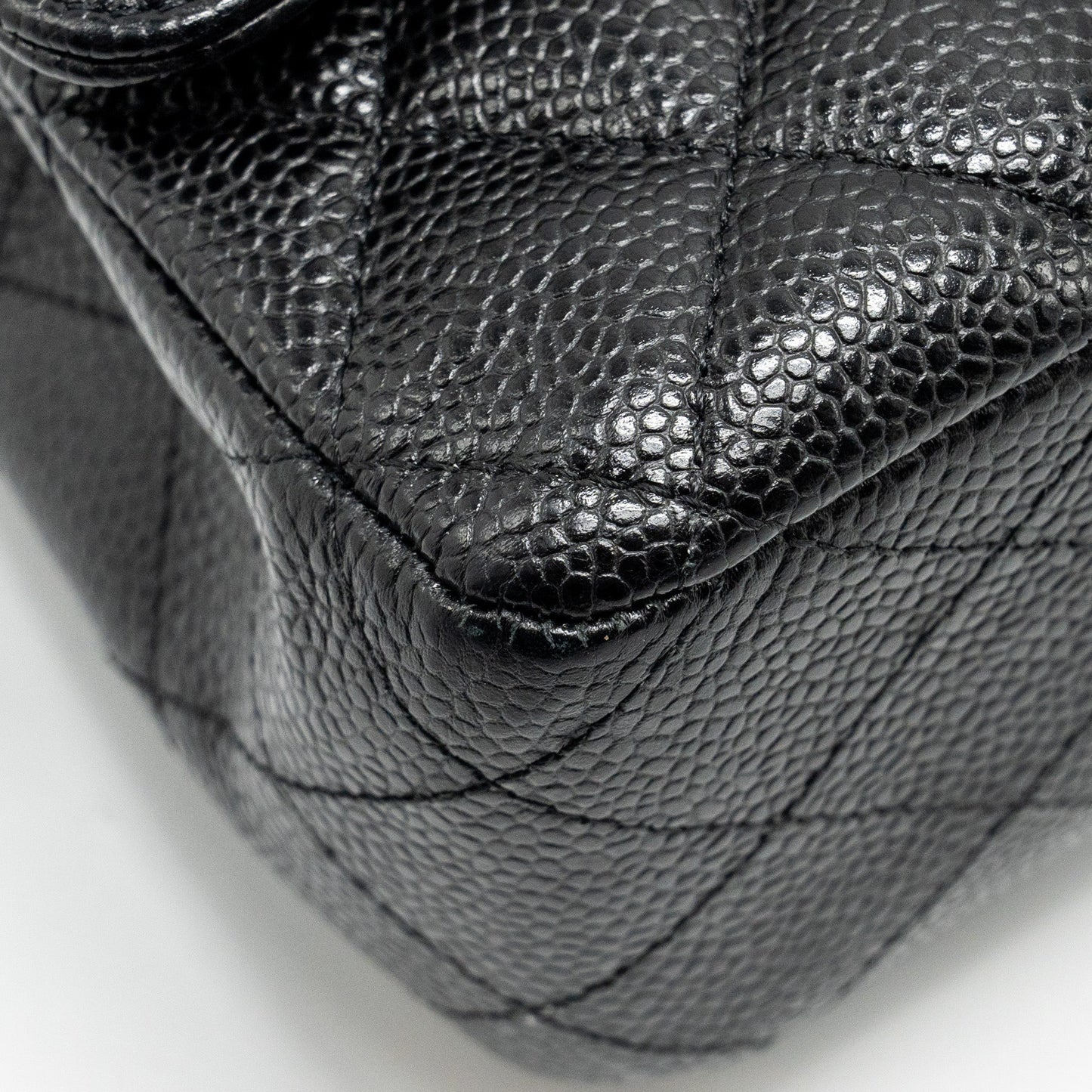 Chanel Medium Classic double flap bag caviar black