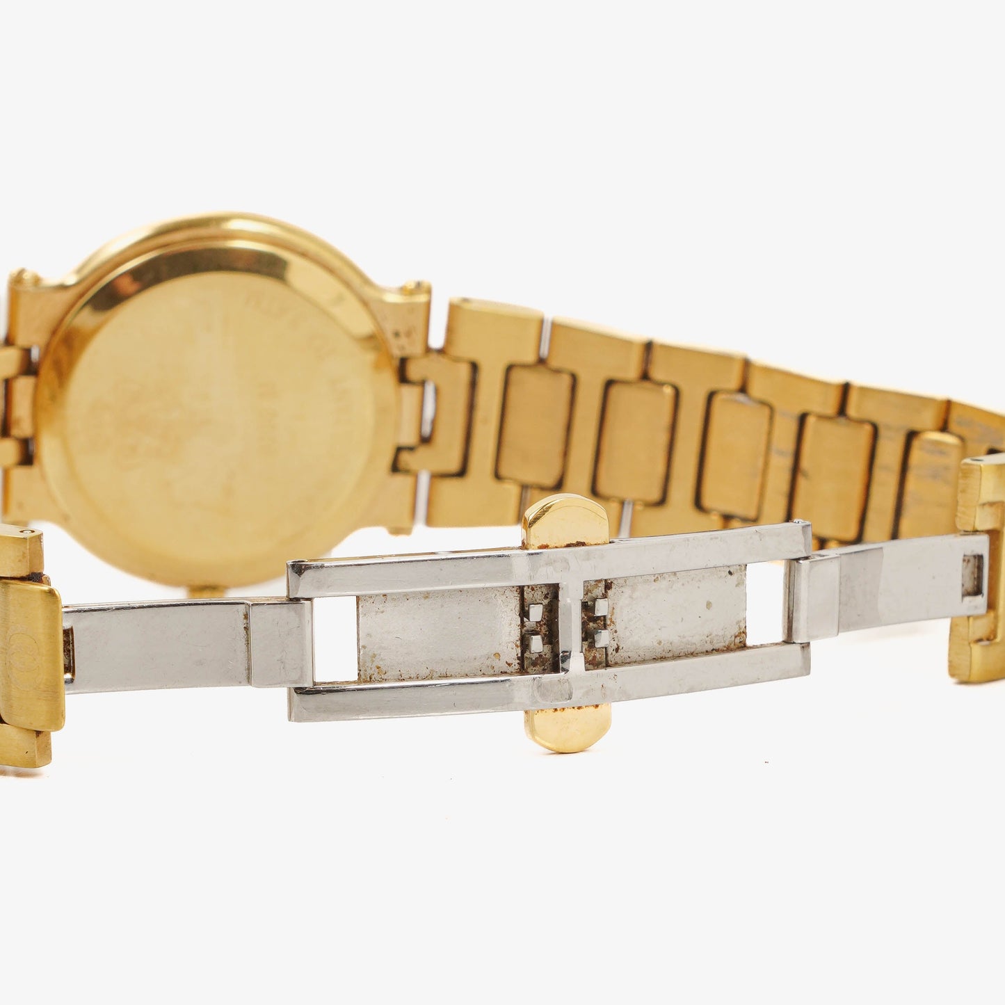 Gucci 9200M Round Gold-Tone Stainless Steel
