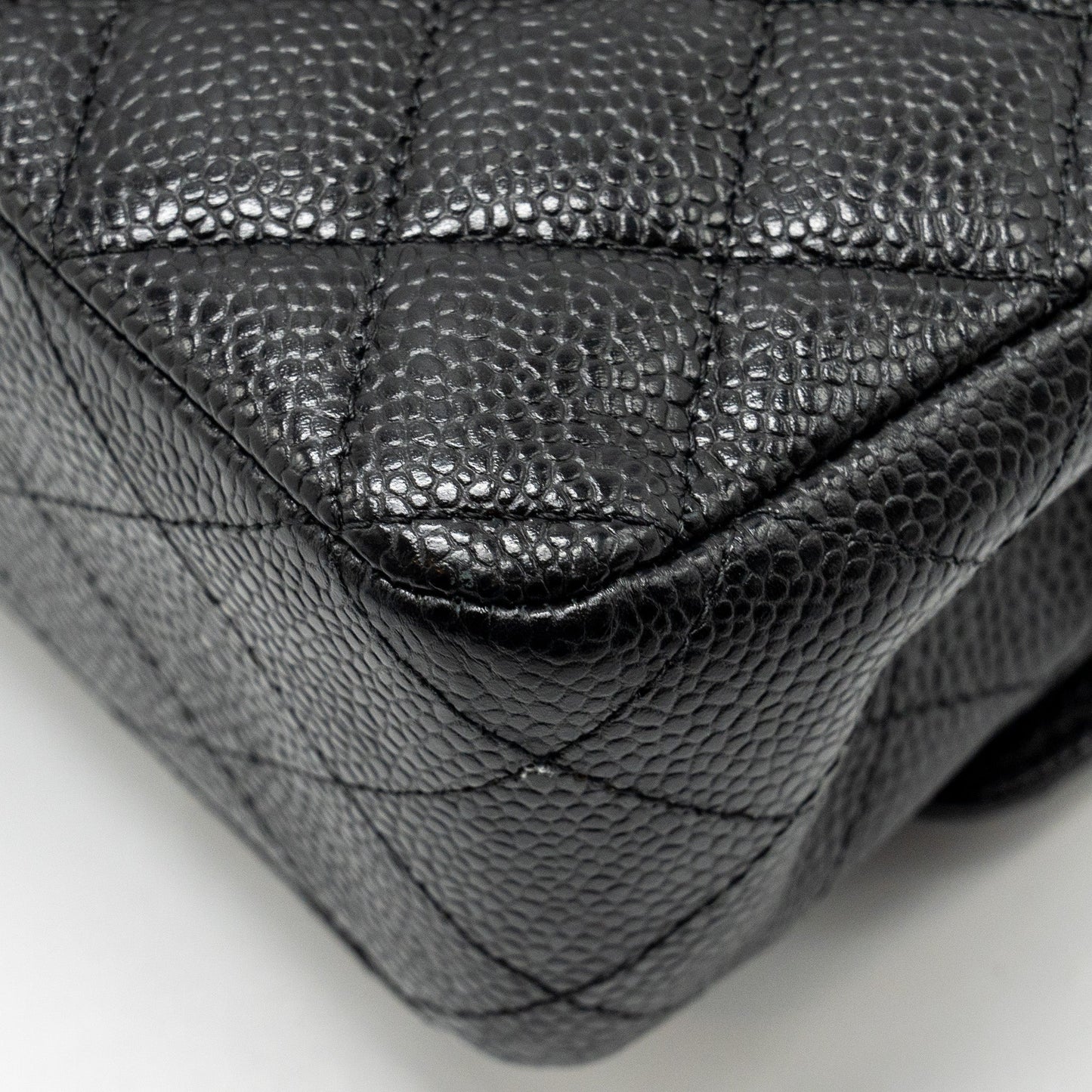 Chanel Medium Classic double flap bag caviar black