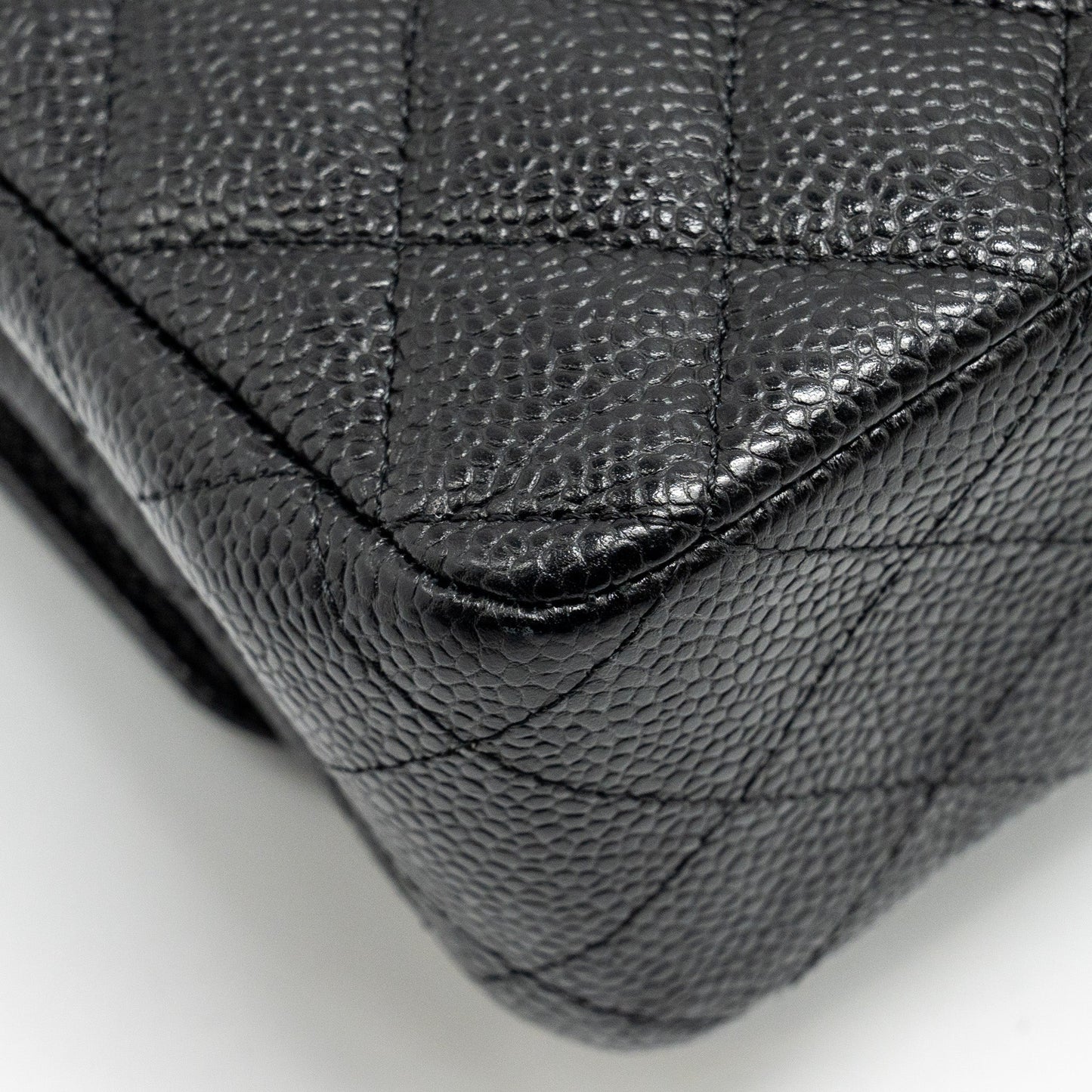 Chanel Medium Classic double flap bag caviar black