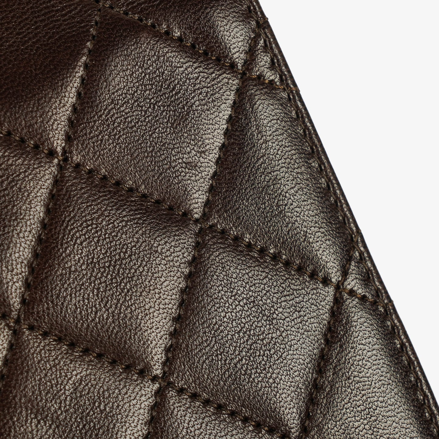 Chanel Classic Full Flap Bag Brown Quilted Lambskin 24K Gold-Plated Hardware