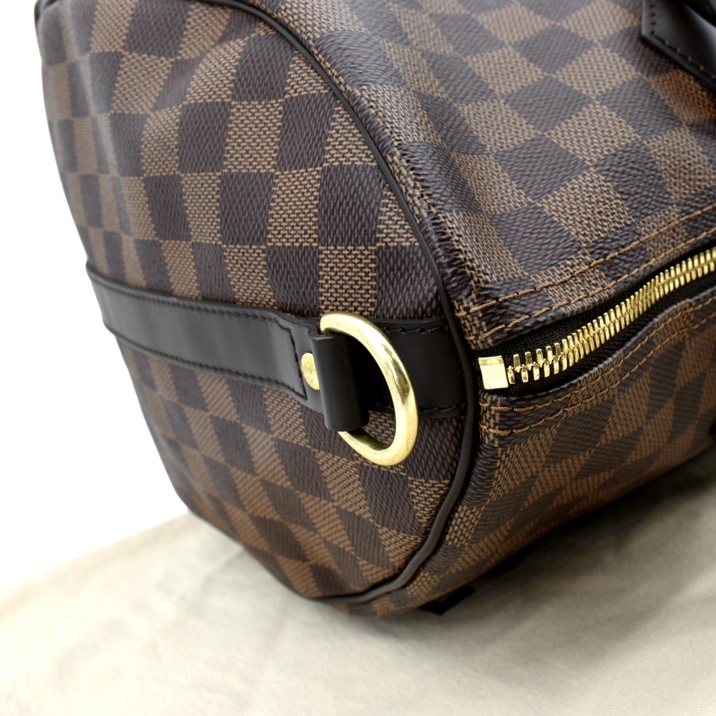 LOUIS VUITTON  35 Bandouliere Damier Ebene Shoulder Bag Brown