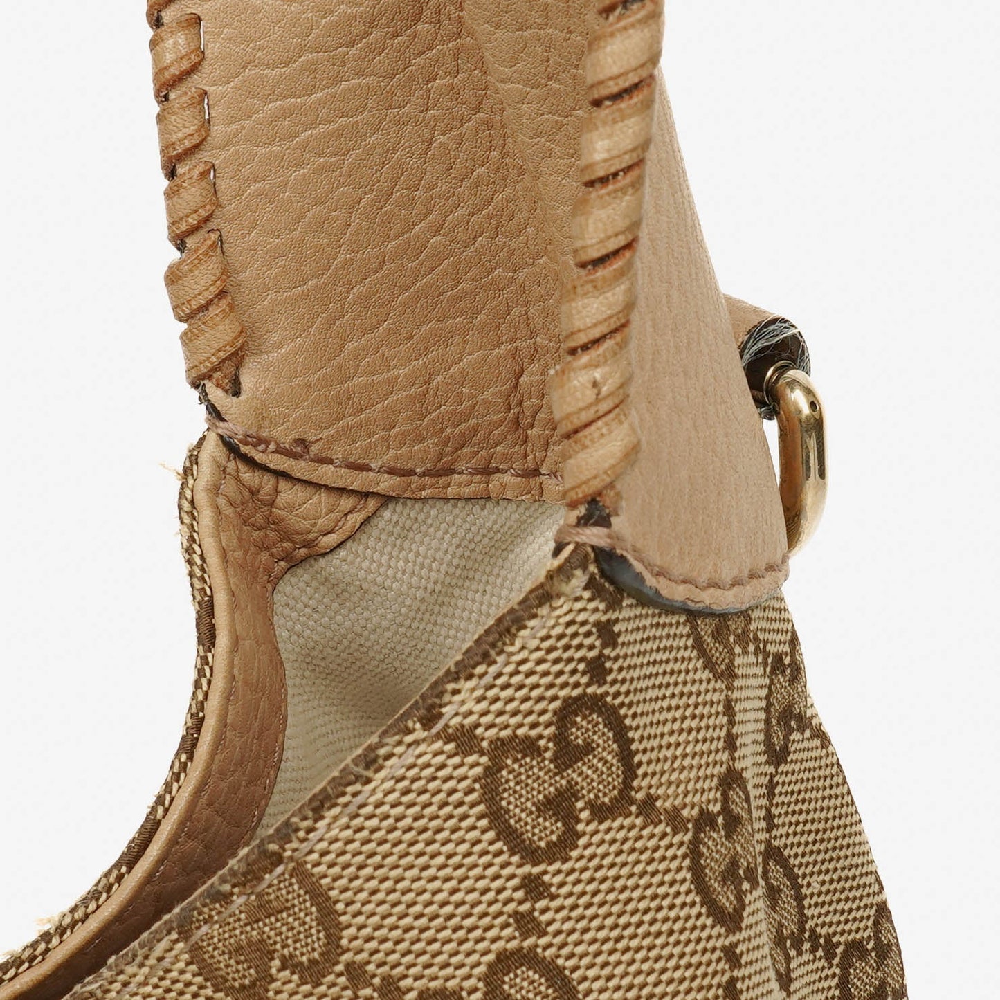Gucci Beige GG Canvas New Jackie Hobo Bag
