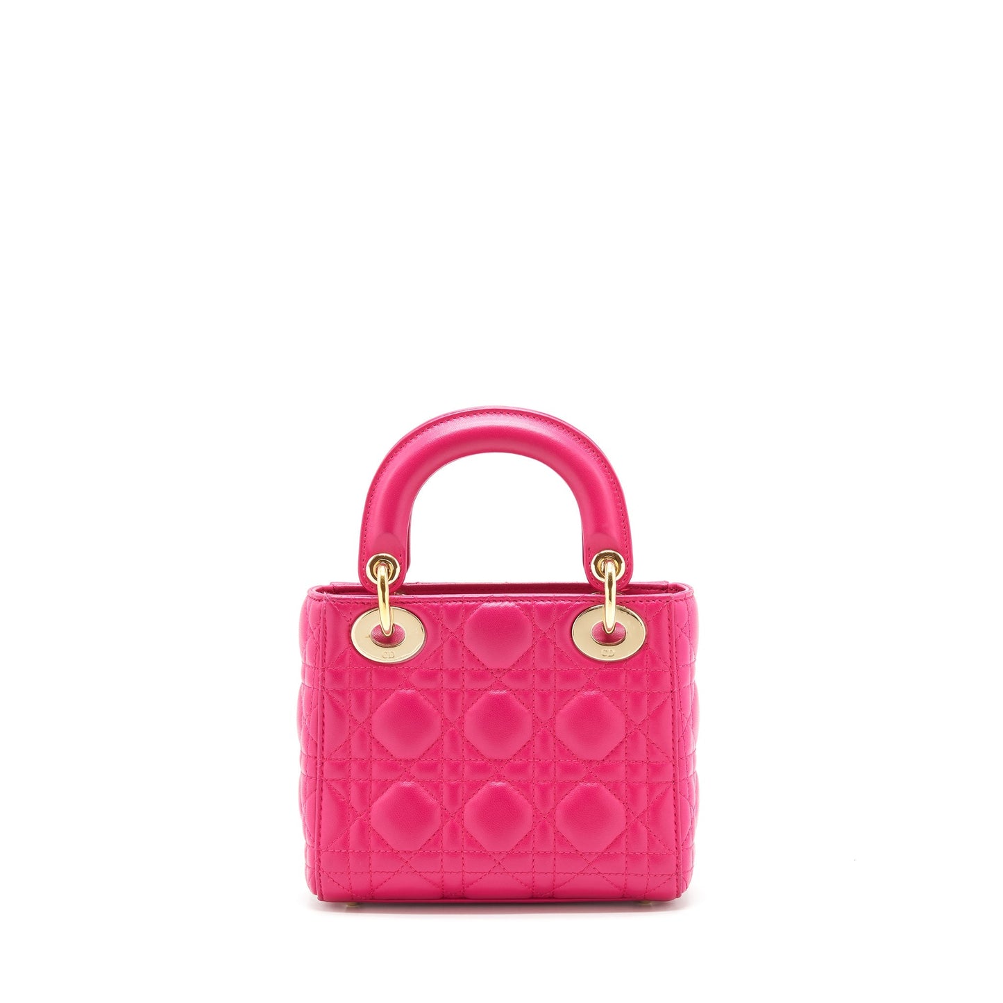 Dior mini lady Dior Purse lambskin pink