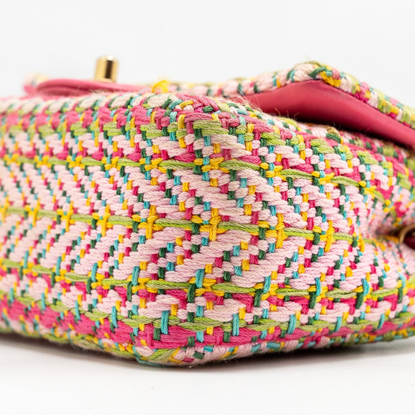 Chanel 21C Mini Rectangular Flap Bag Tweed Multicolour