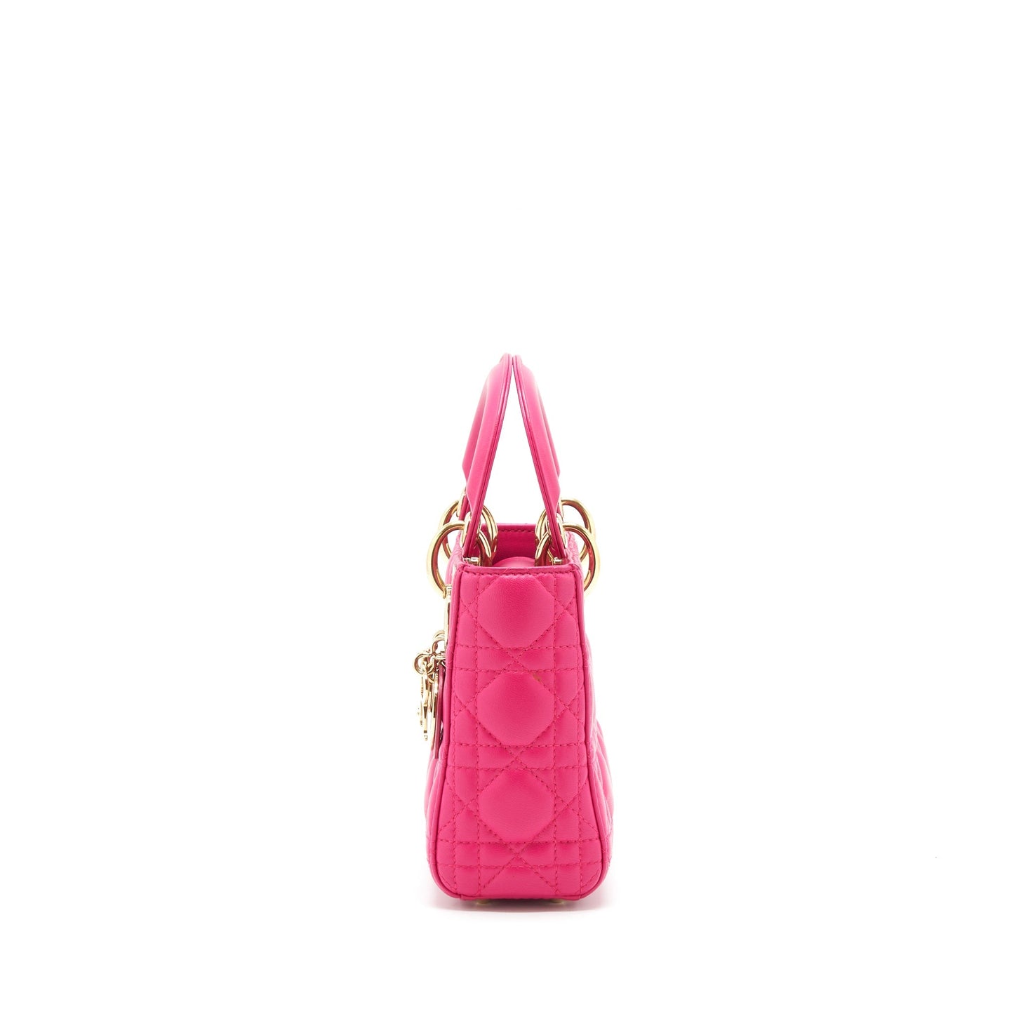 Dior mini lady Dior Purse lambskin pink