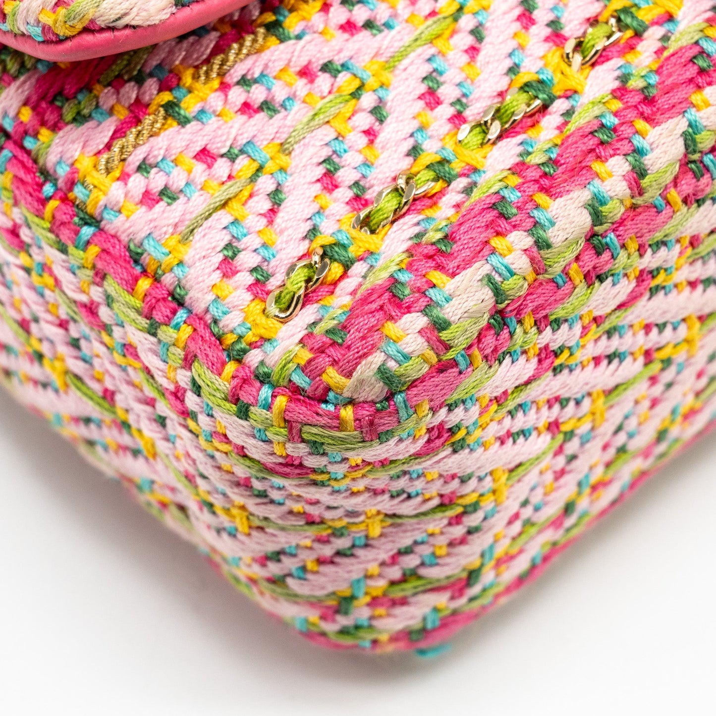 Chanel 21C Mini Rectangular Flap Bag Tweed Multicolour