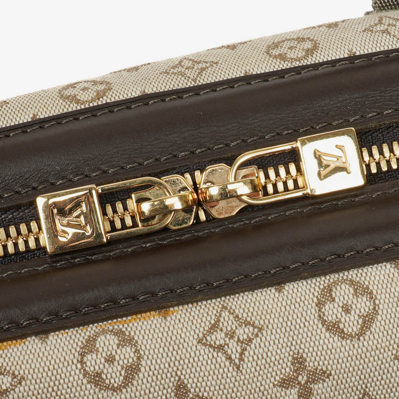 Louis Vuitton Brown Josephine GM Monogram Mini Lin Canvas Bag