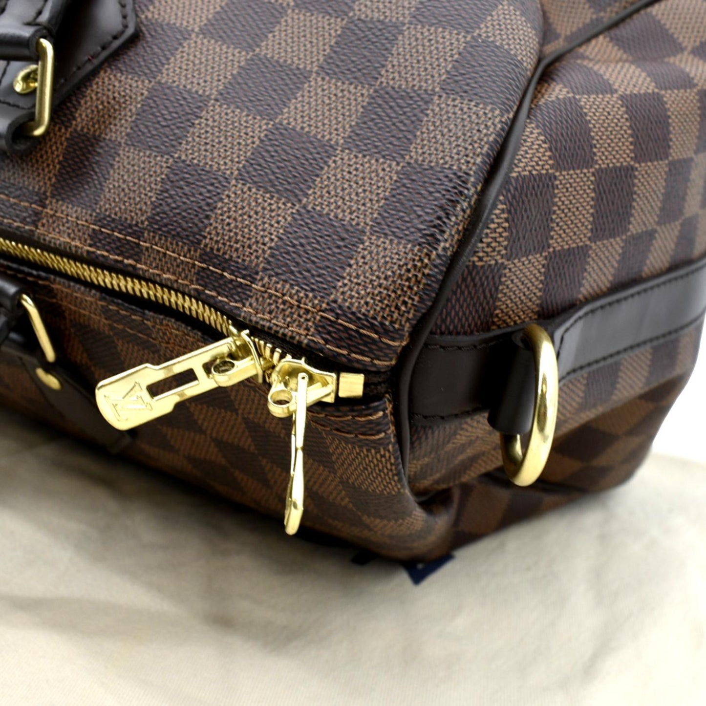LOUIS VUITTON  35 Bandouliere Damier Ebene Shoulder Bag Brown