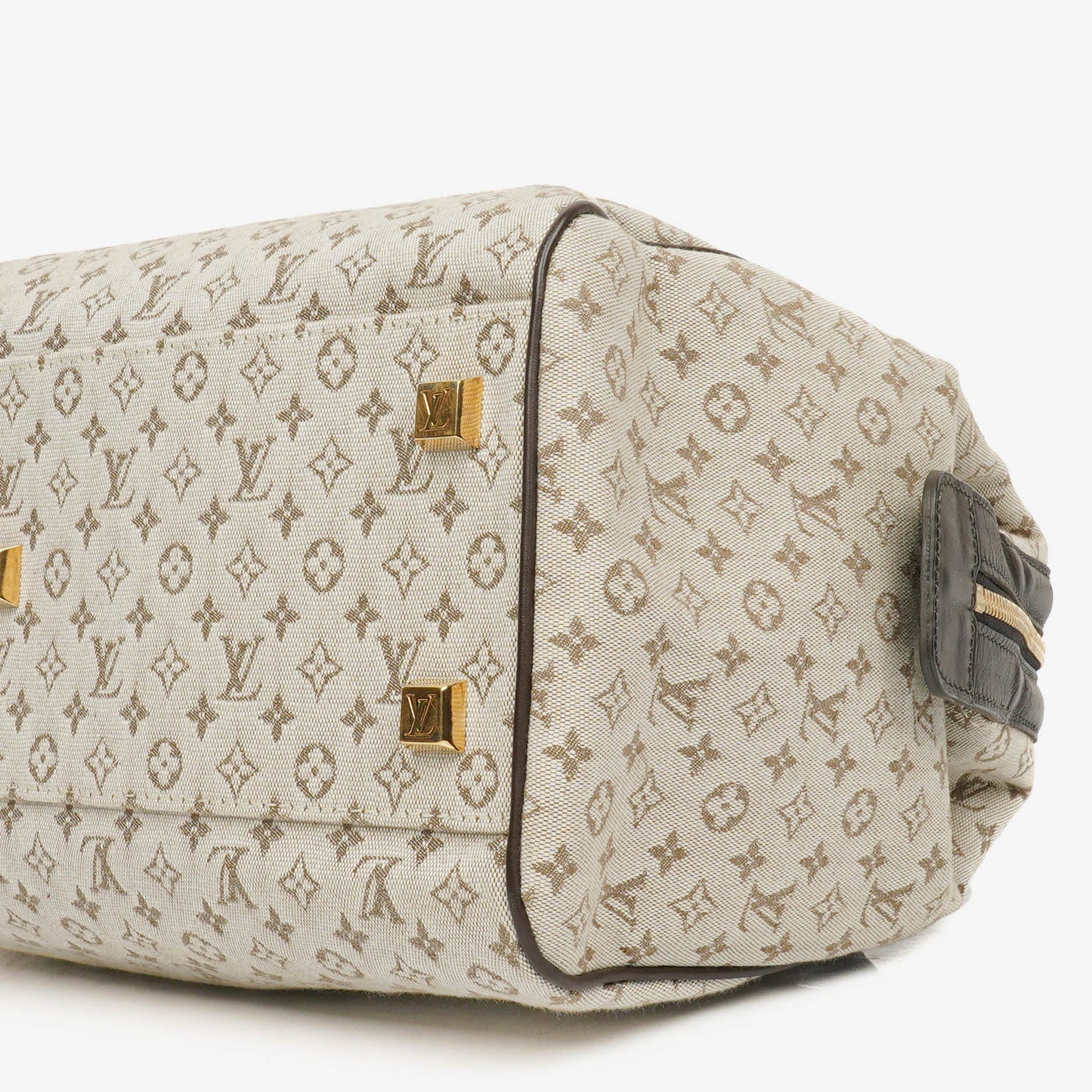 Louis Vuitton Brown Josephine GM Monogram Mini Lin Canvas Bag