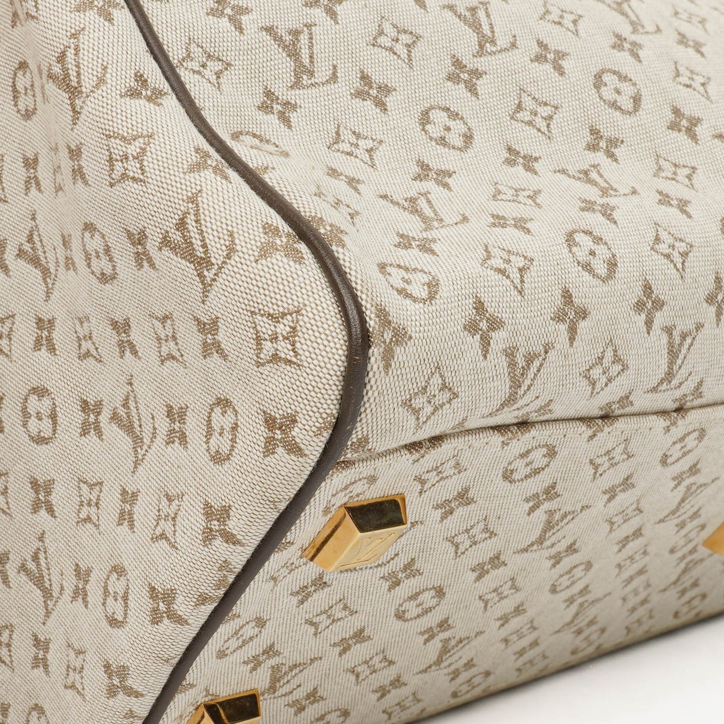 Louis Vuitton Brown Josephine GM Monogram Mini Lin Canvas Bag