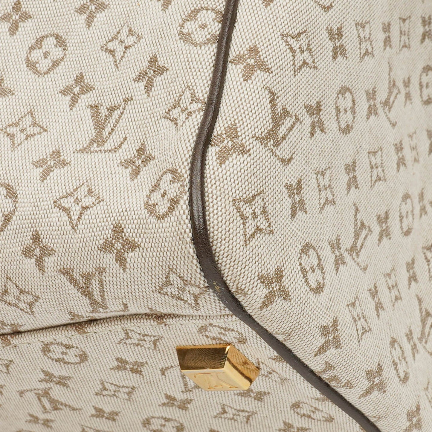 Louis Vuitton Brown Josephine GM Monogram Mini Lin Canvas Bag