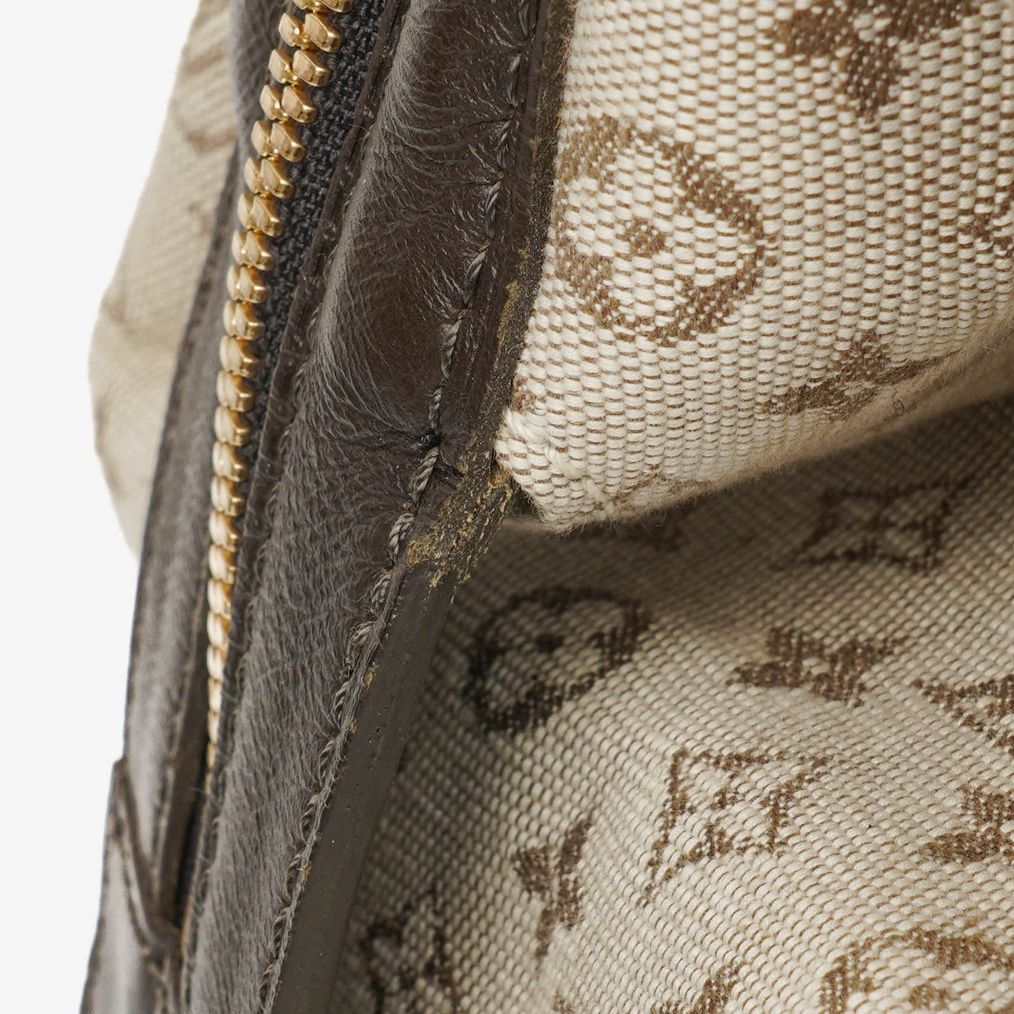 Louis Vuitton Brown Josephine GM Monogram Mini Lin Canvas Bag
