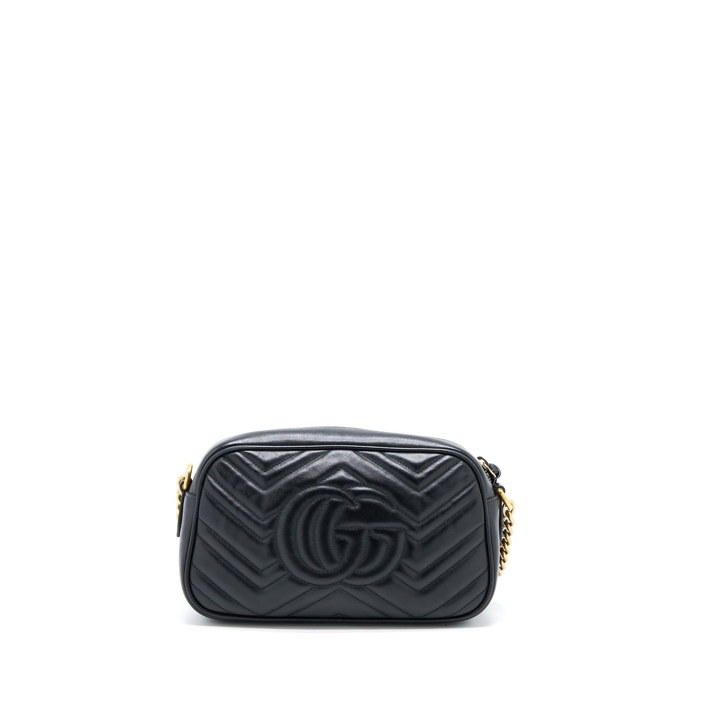 Gucci Small Marmont Matelasse Calfskin Black