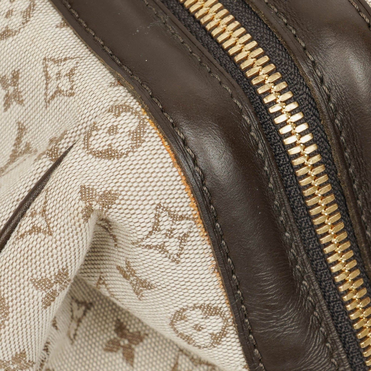 Louis Vuitton Brown Josephine GM Monogram Mini Lin Canvas Bag
