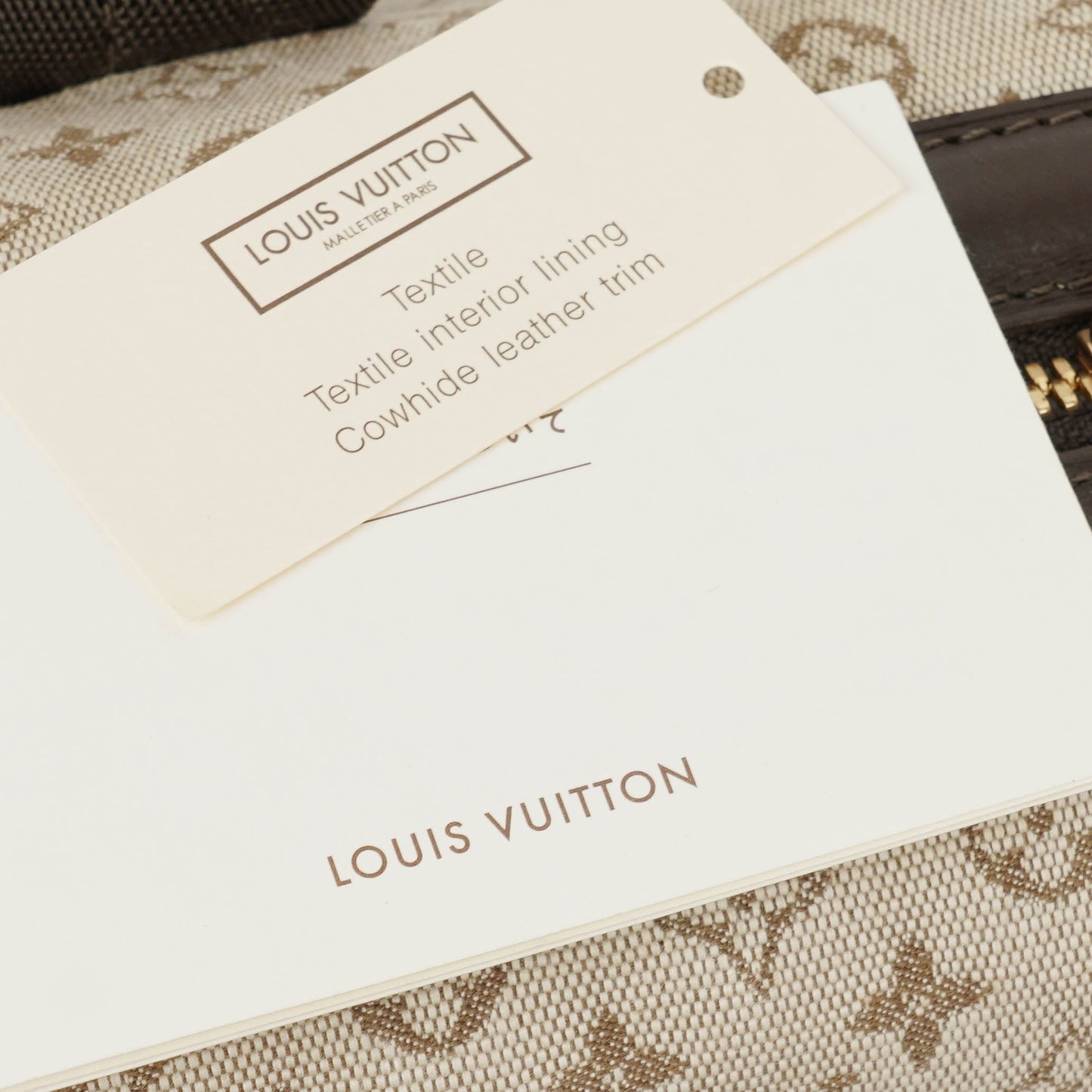 Louis Vuitton Brown Josephine GM Monogram Mini Lin Canvas Bag