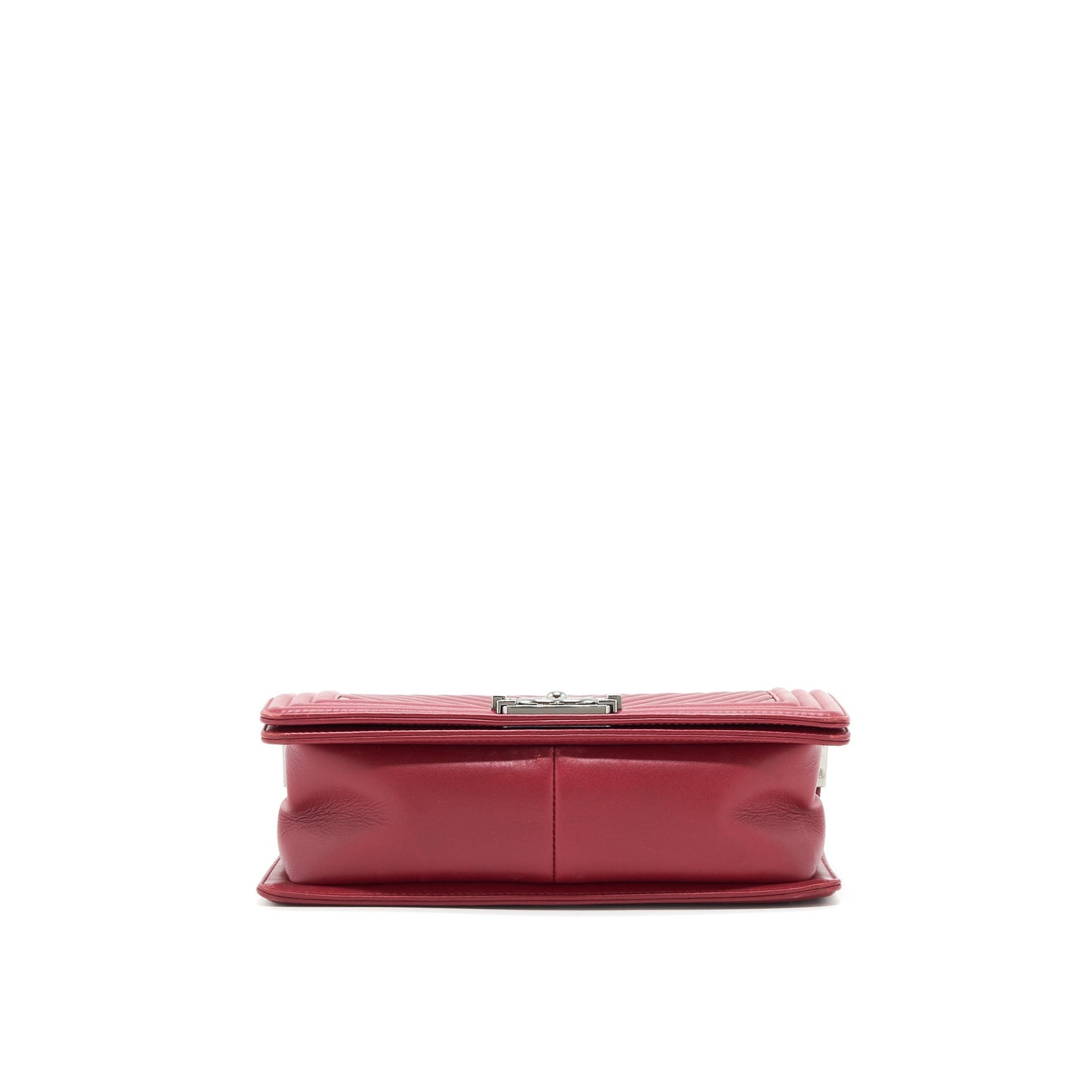 Chanel Medium Chevron Boy Chanel Bag Limited Edition dark red