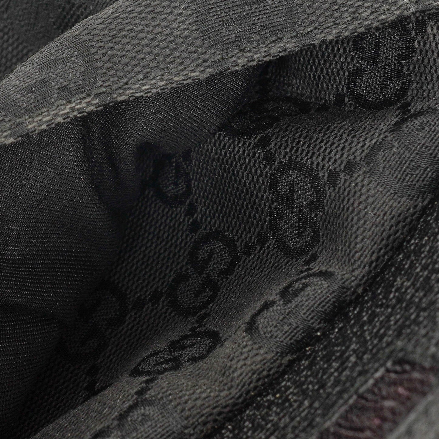 Gucci GG Black Monogram Canvas Belt Bag