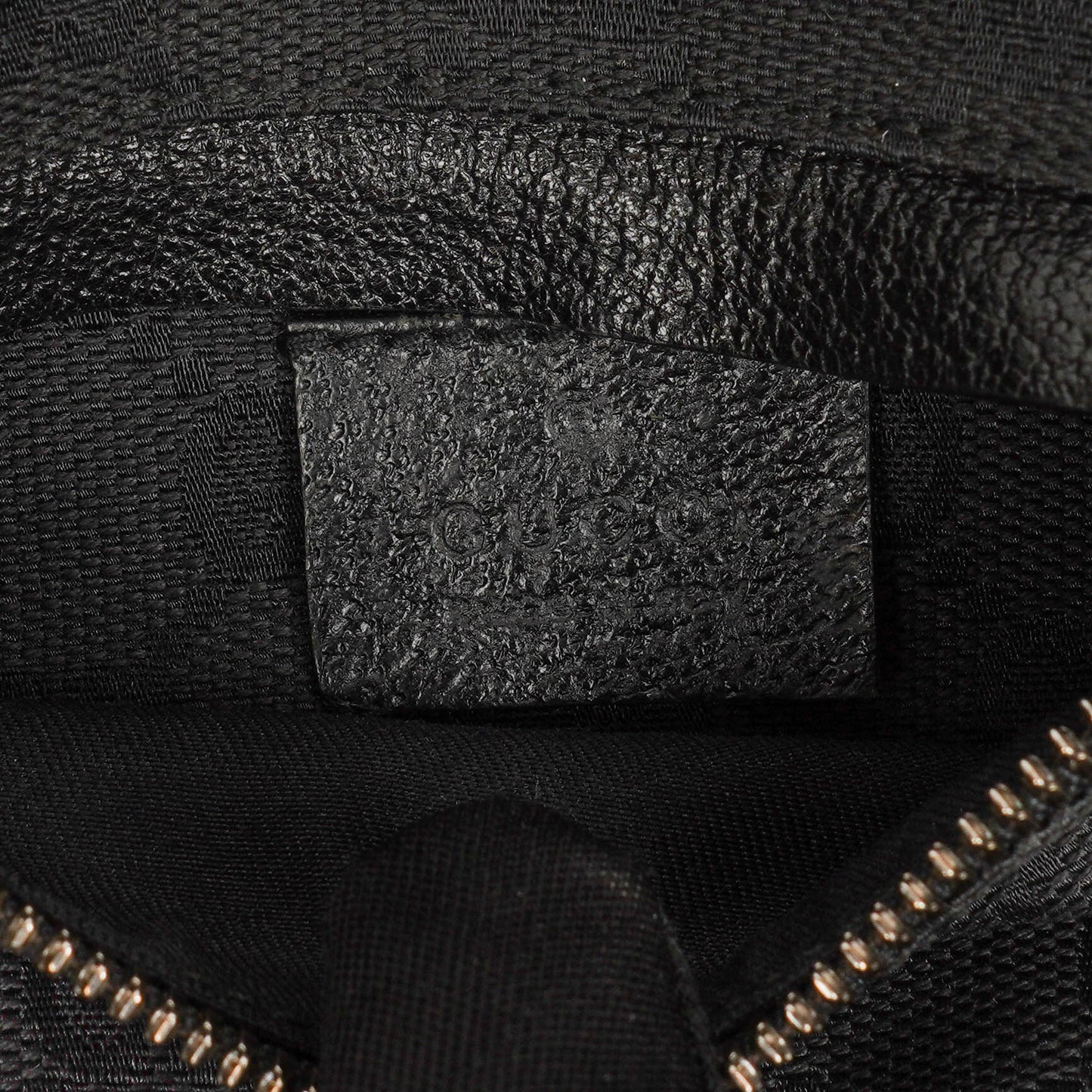 Gucci GG Black Monogram Canvas Belt Bag