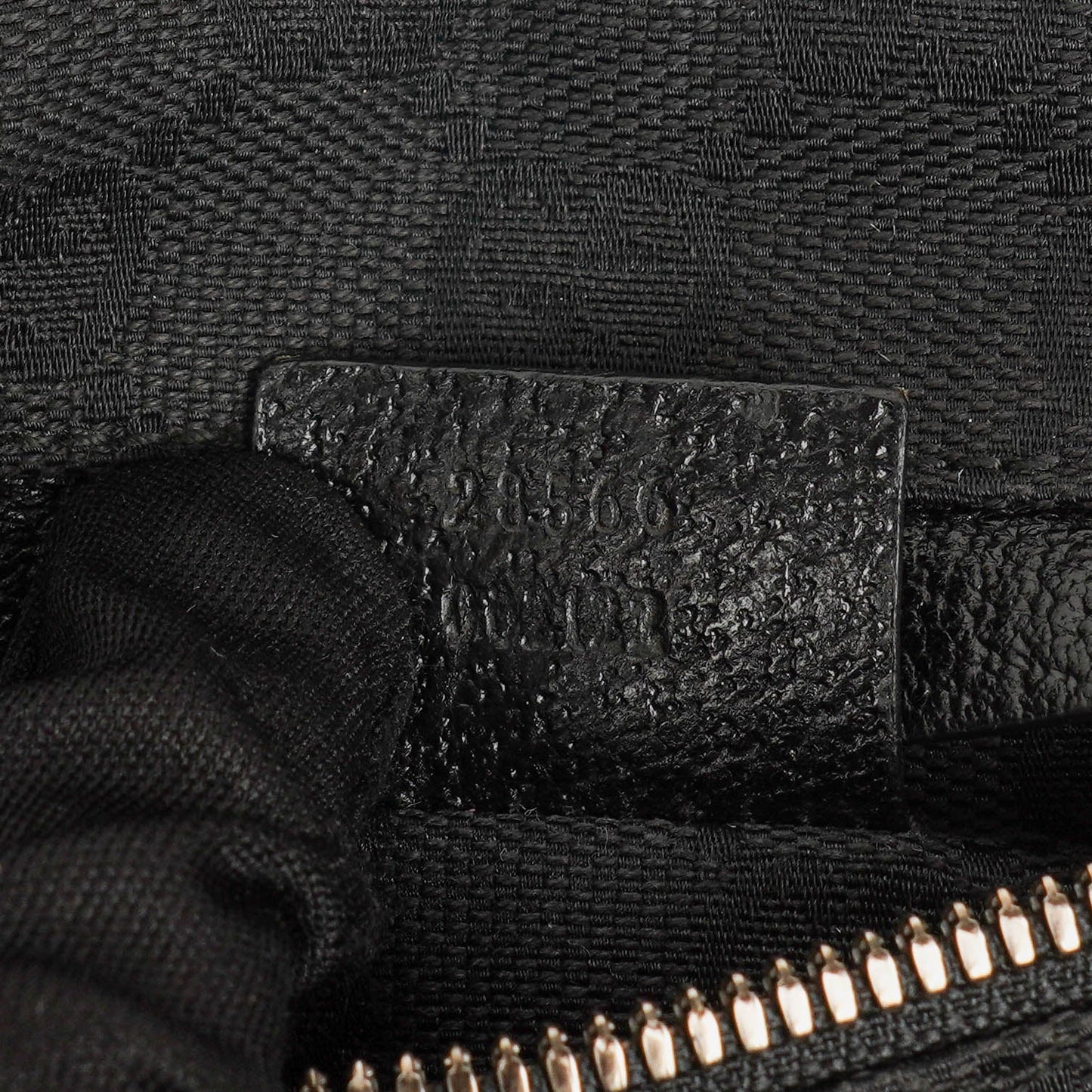 Gucci GG Black Monogram Canvas Belt Bag