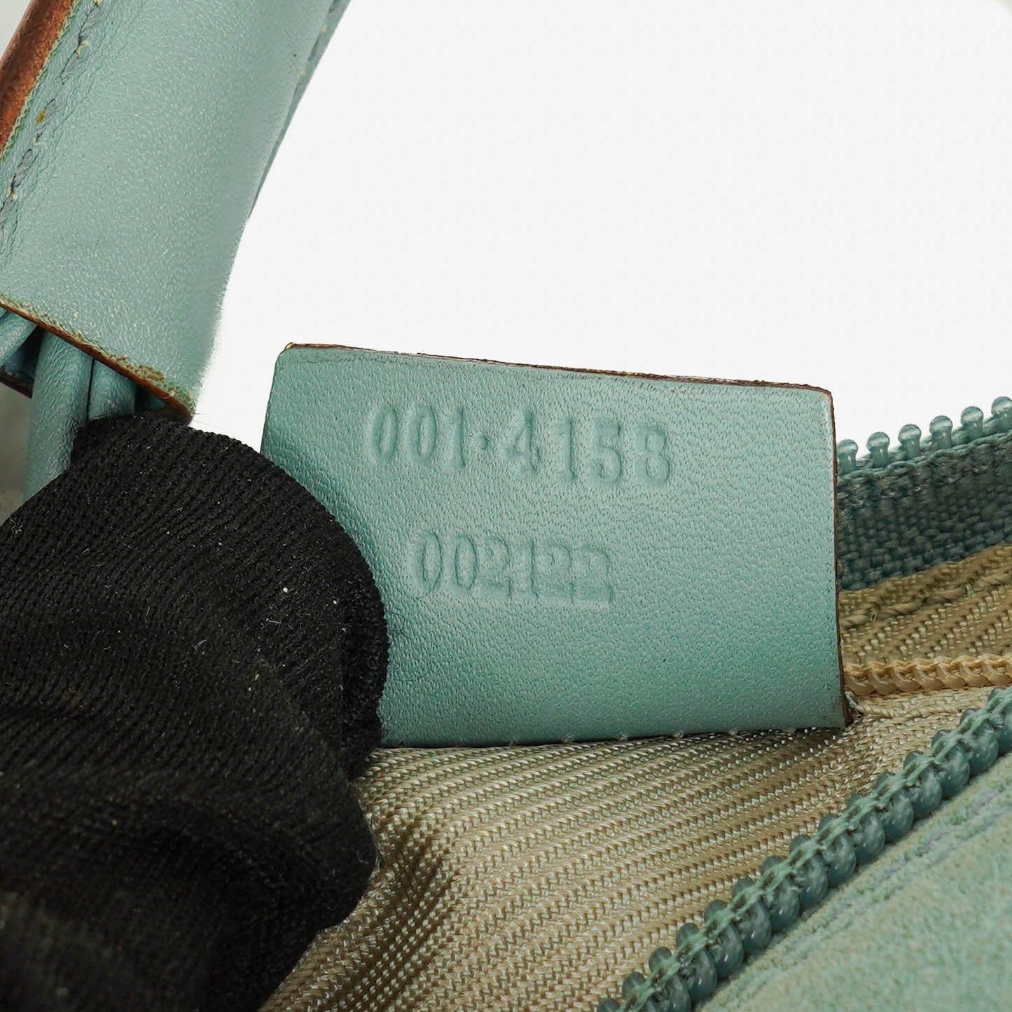 Gucci Suede And Leather Braided Handle Ring Hobo Bag