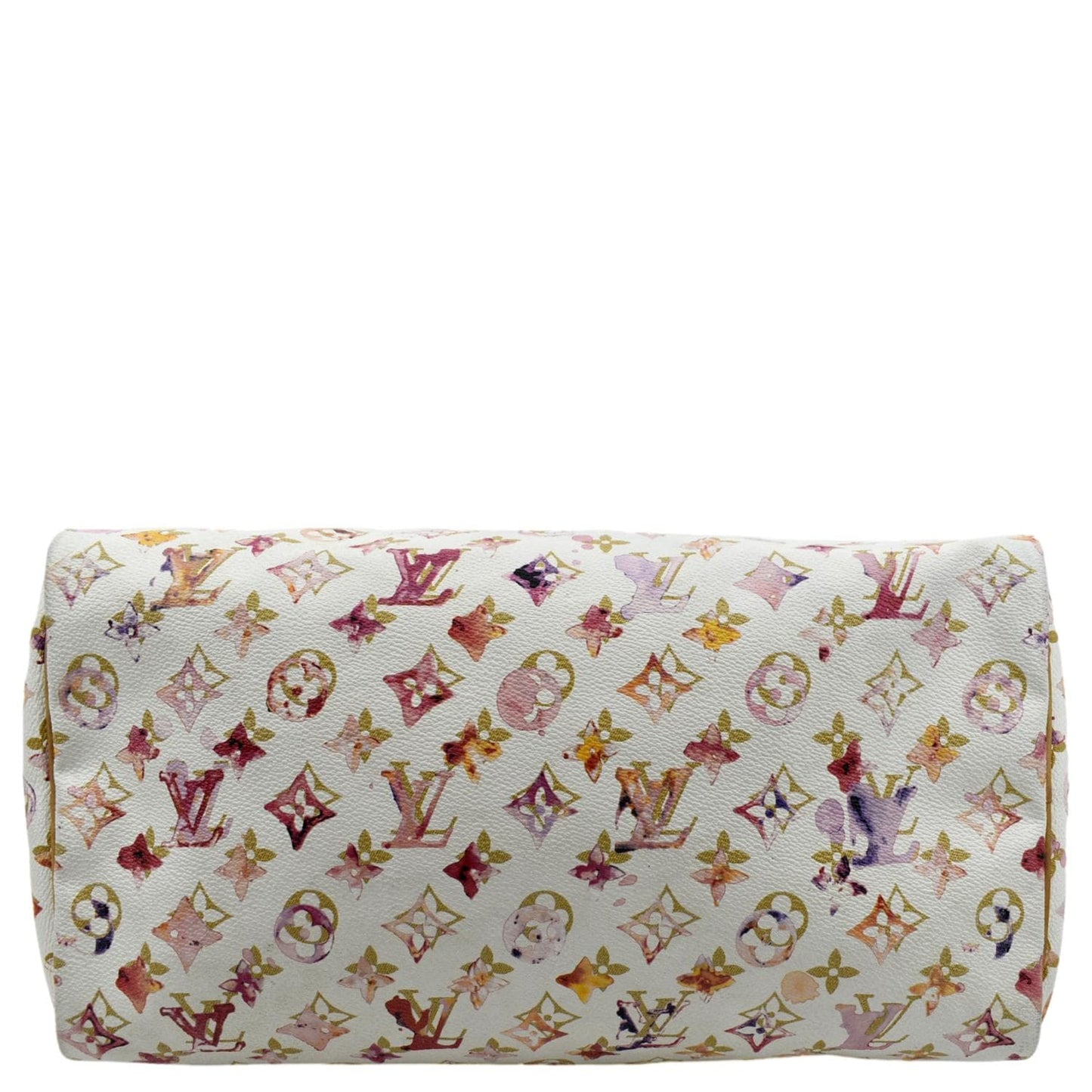LOUIS VUITTON Richard Prince Watercolor Aquarelle  35 Monogram Satchel Bag Multicolor