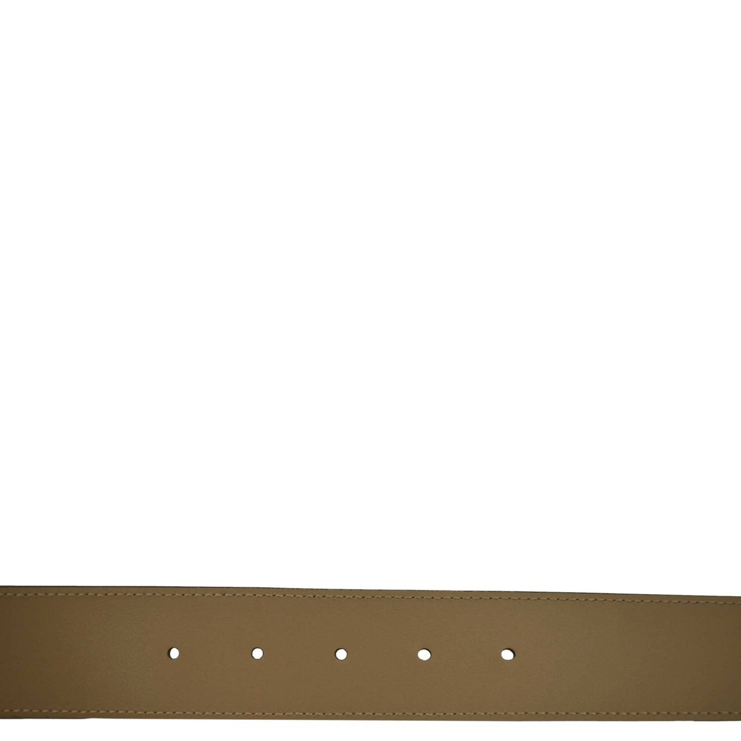 GUCCI Double G Buckle Leather Belt Size 80.32 Tan 400593