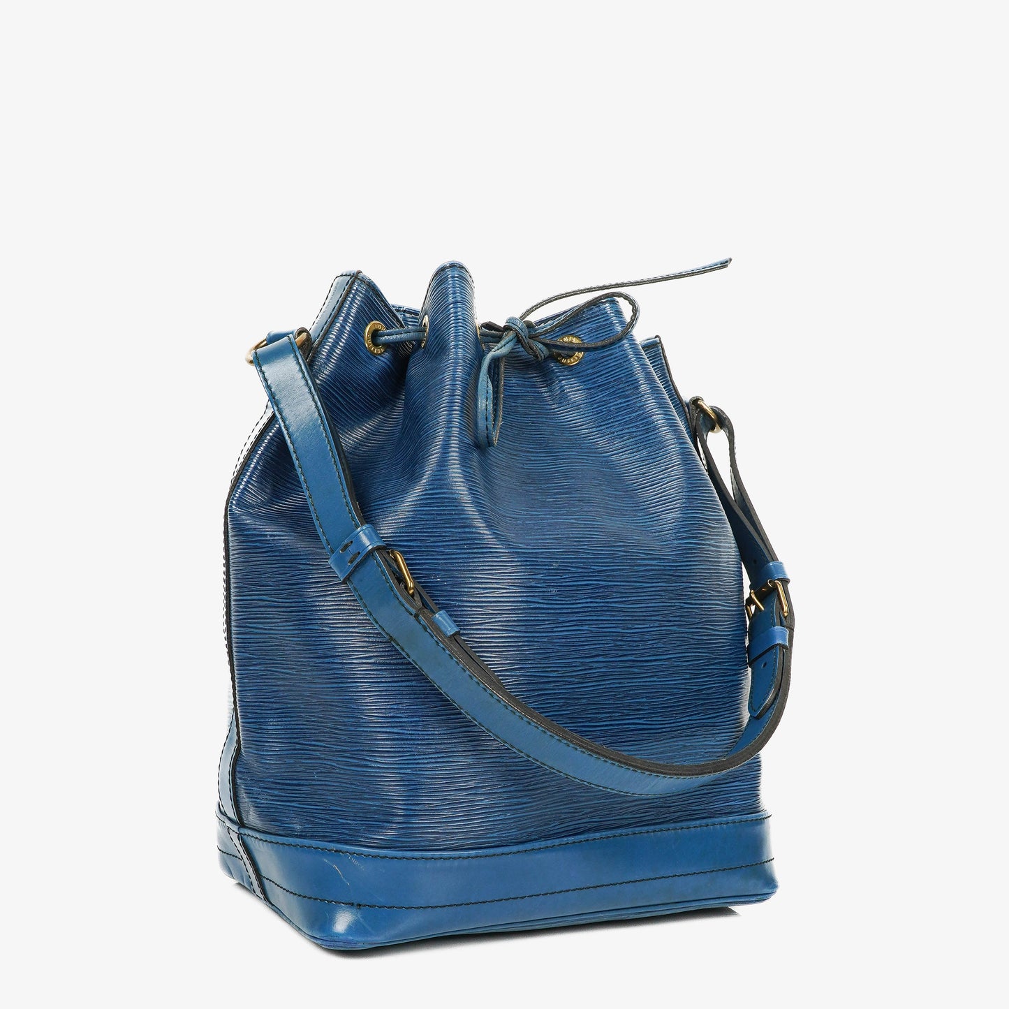 Louis Vuitton Noe Grande GM Blue EPI Leather Shoulder Bag