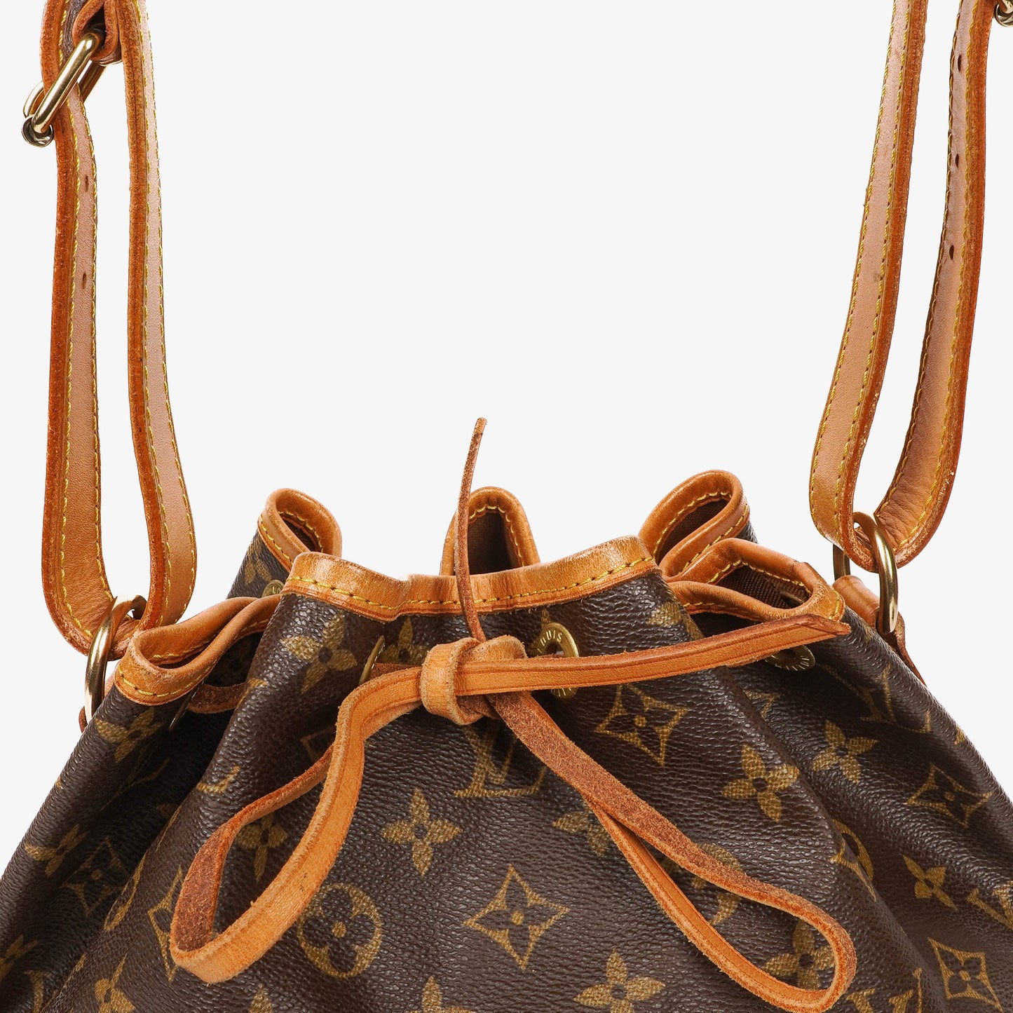 Louis Vuitton Petit Noe Monogram Canvas Shoulder Bag