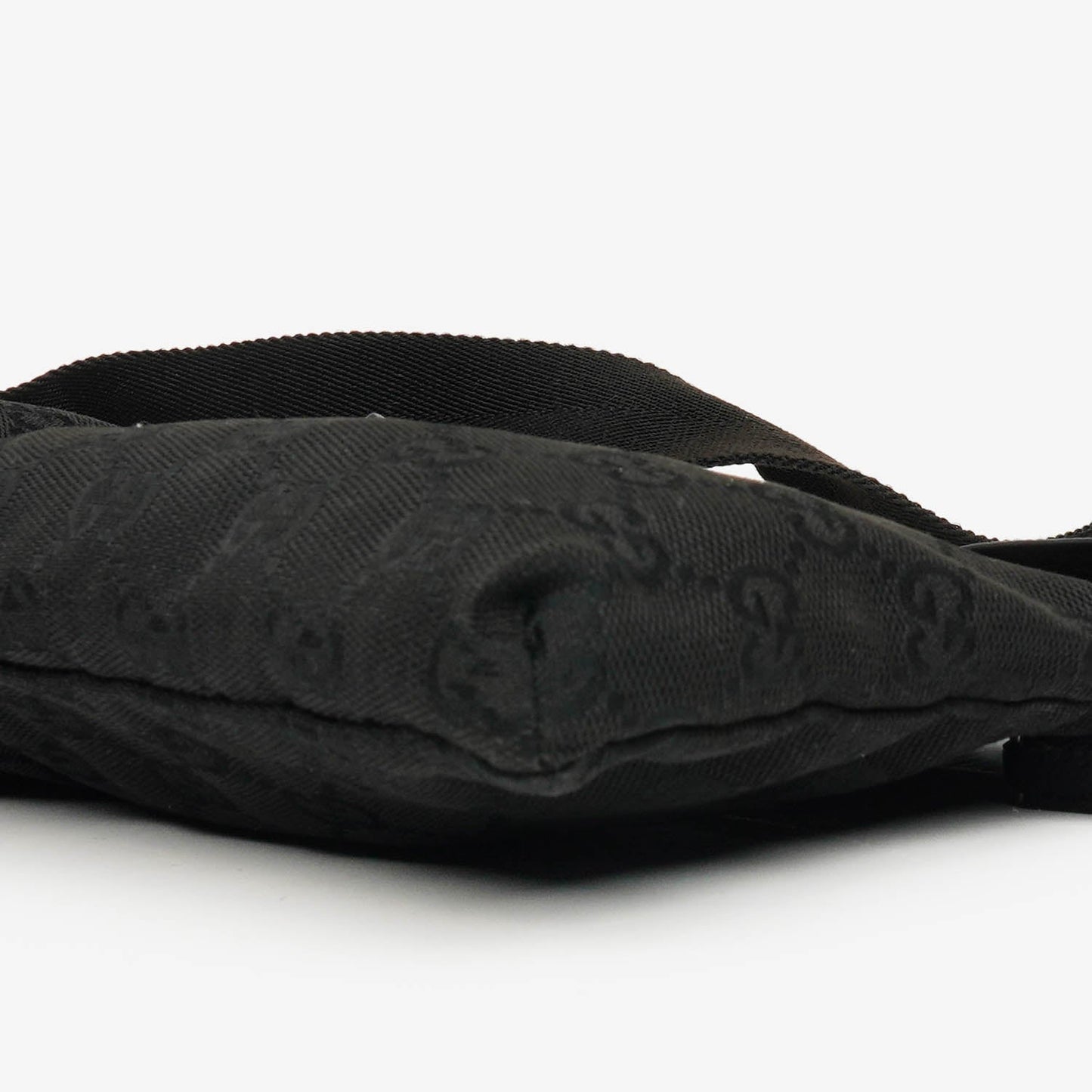 Gucci GG Black Monogram Canvas Belt Bag