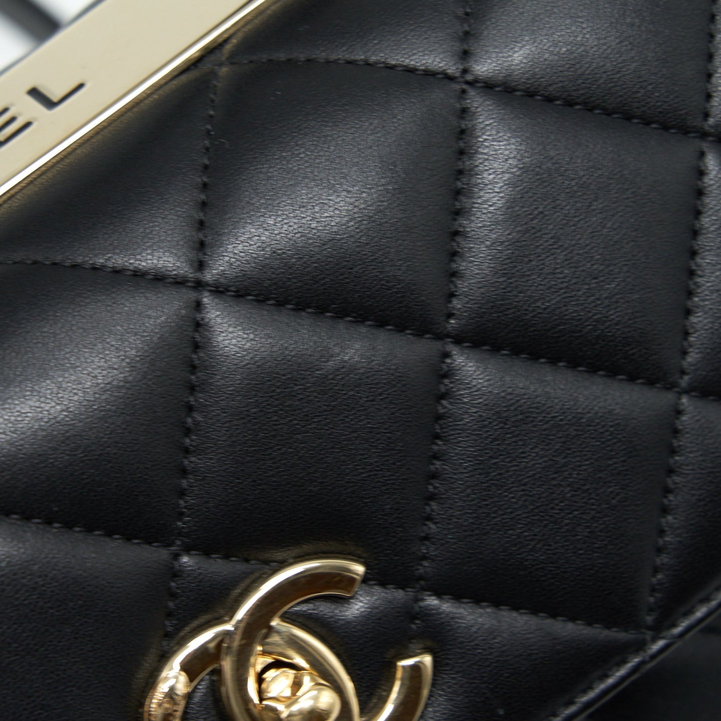 Chanel Trendy CC Flap Bag Lambskin Black L