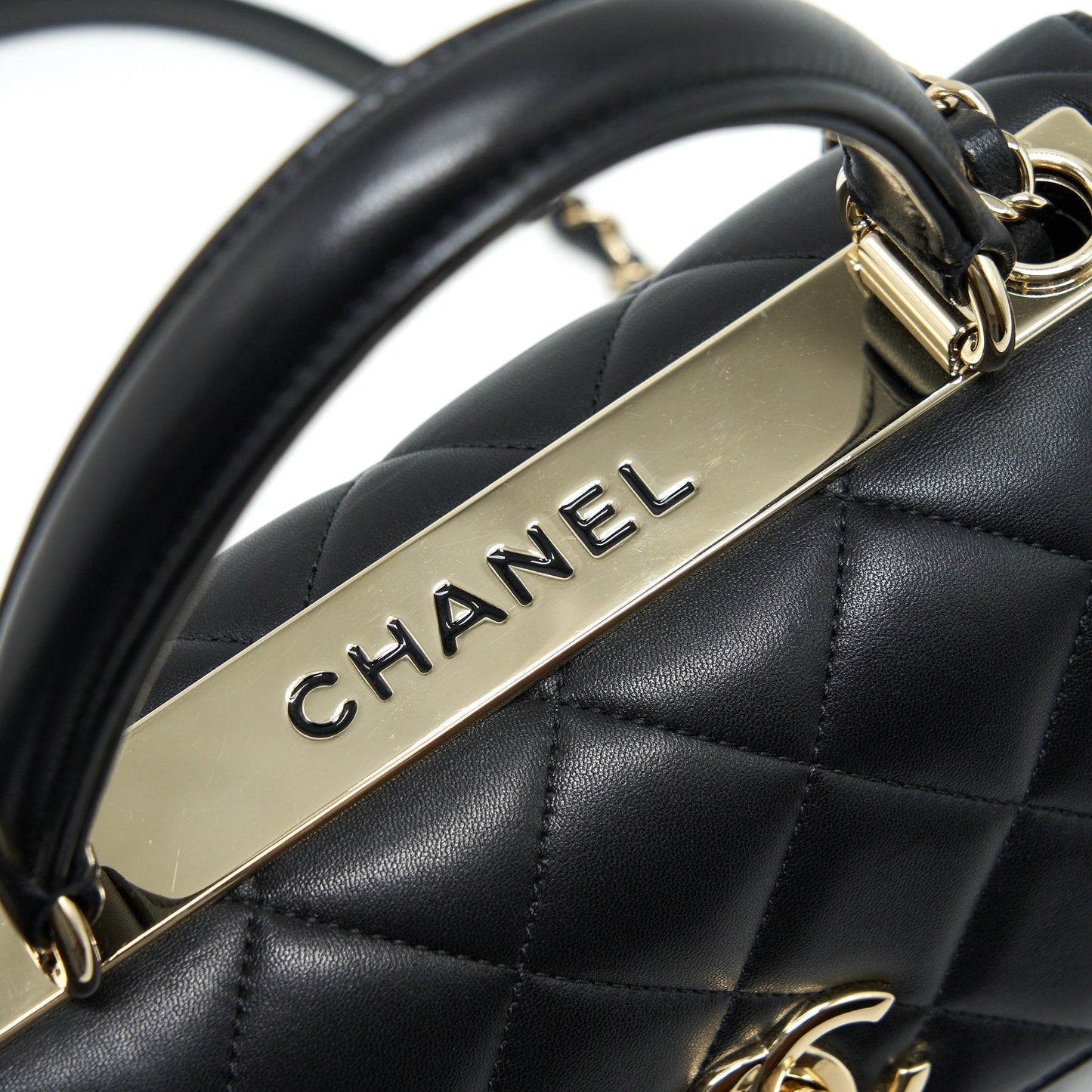 Chanel Trendy CC Flap Bag Lambskin Black L