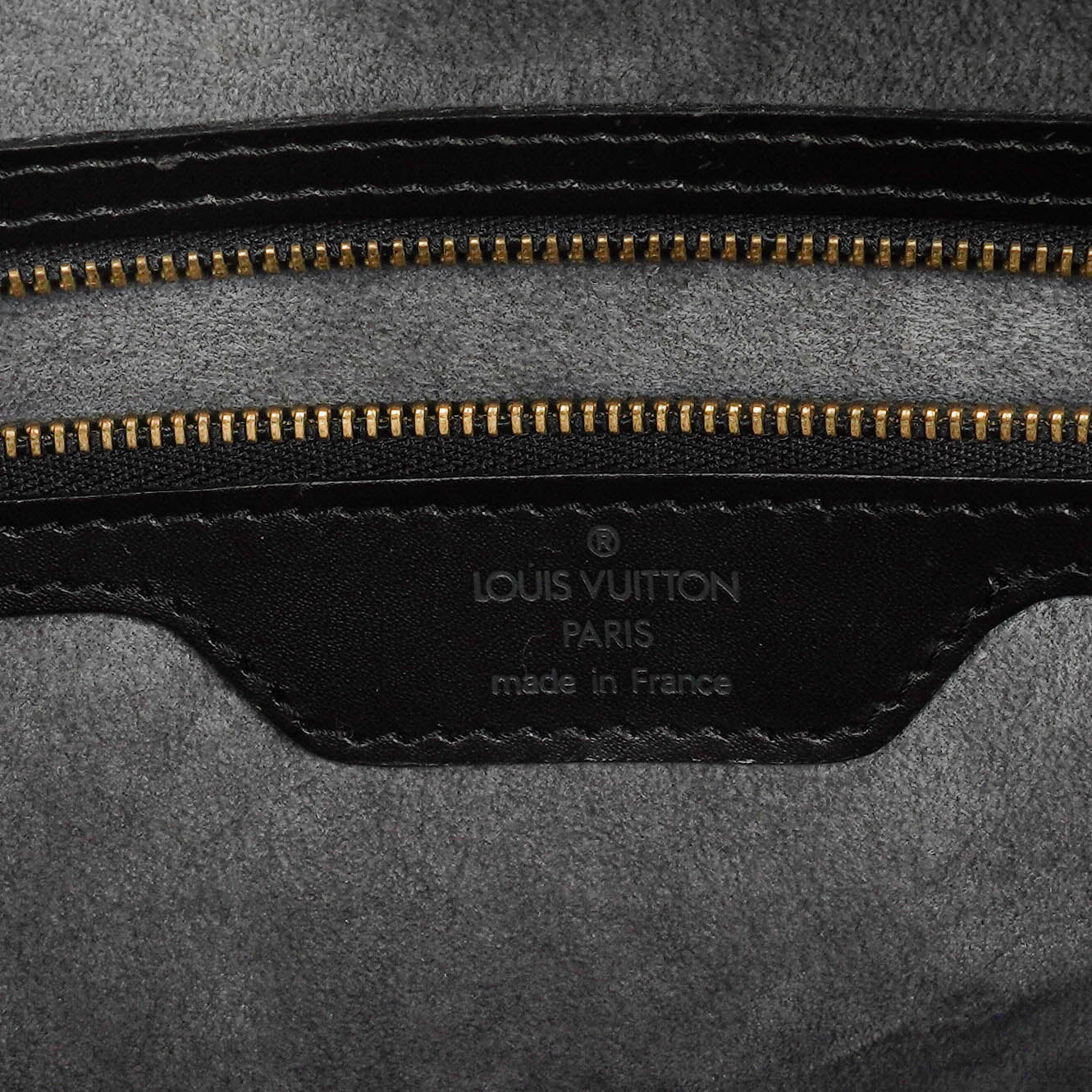 Louis Vuitton Black EPI Leather Saint Jacques GM Shoulder Bag