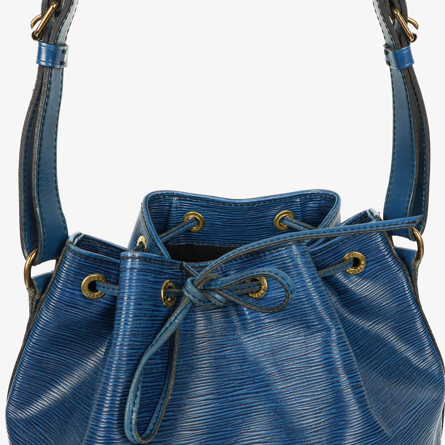 Louis Vuitton Noe Grande GM Blue EPI Leather Shoulder Bag