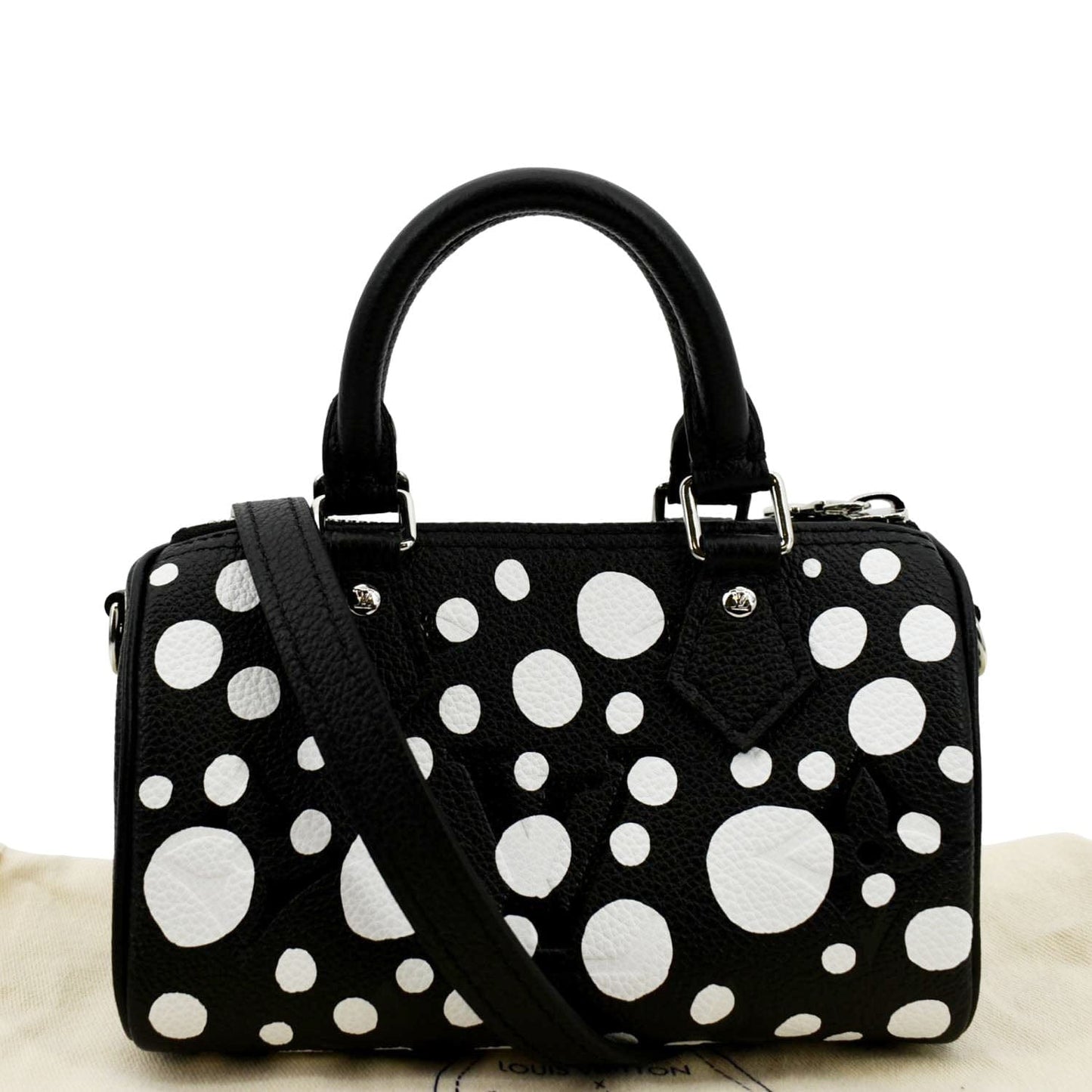 Louis Vuitton LV x YK Nano  Monogram Empreinte Leather Shoulder bag Black/Bicolor