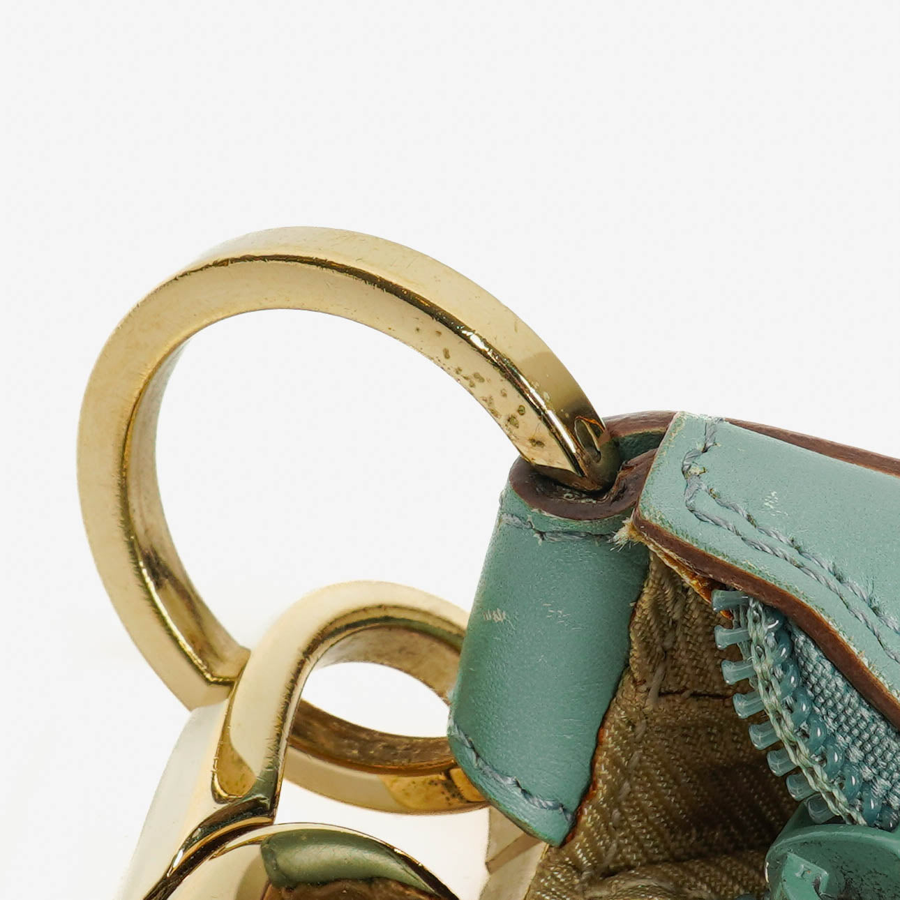 Gucci Suede And Leather Braided Handle Ring Hobo Bag
