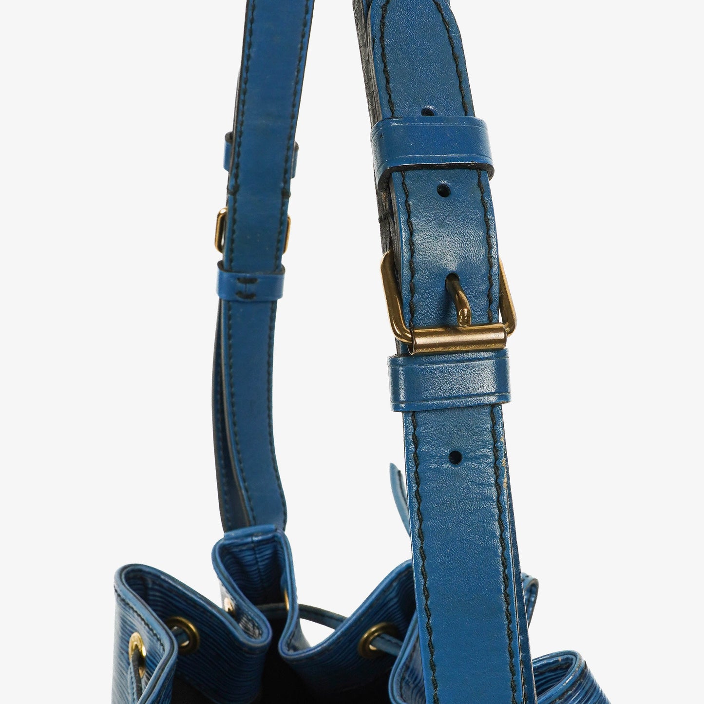Louis Vuitton Noe Grande GM Blue EPI Leather Shoulder Bag