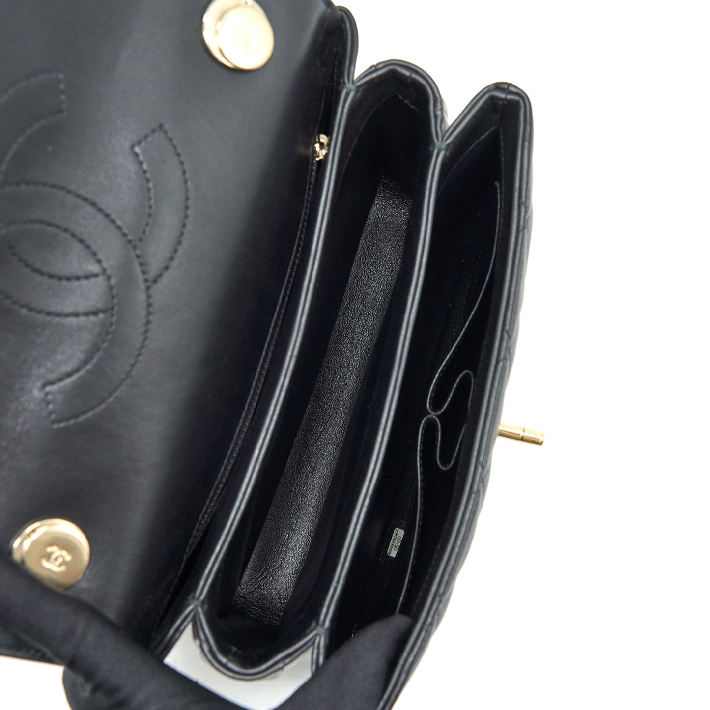 Chanel Trendy CC Flap Bag Lambskin Black L